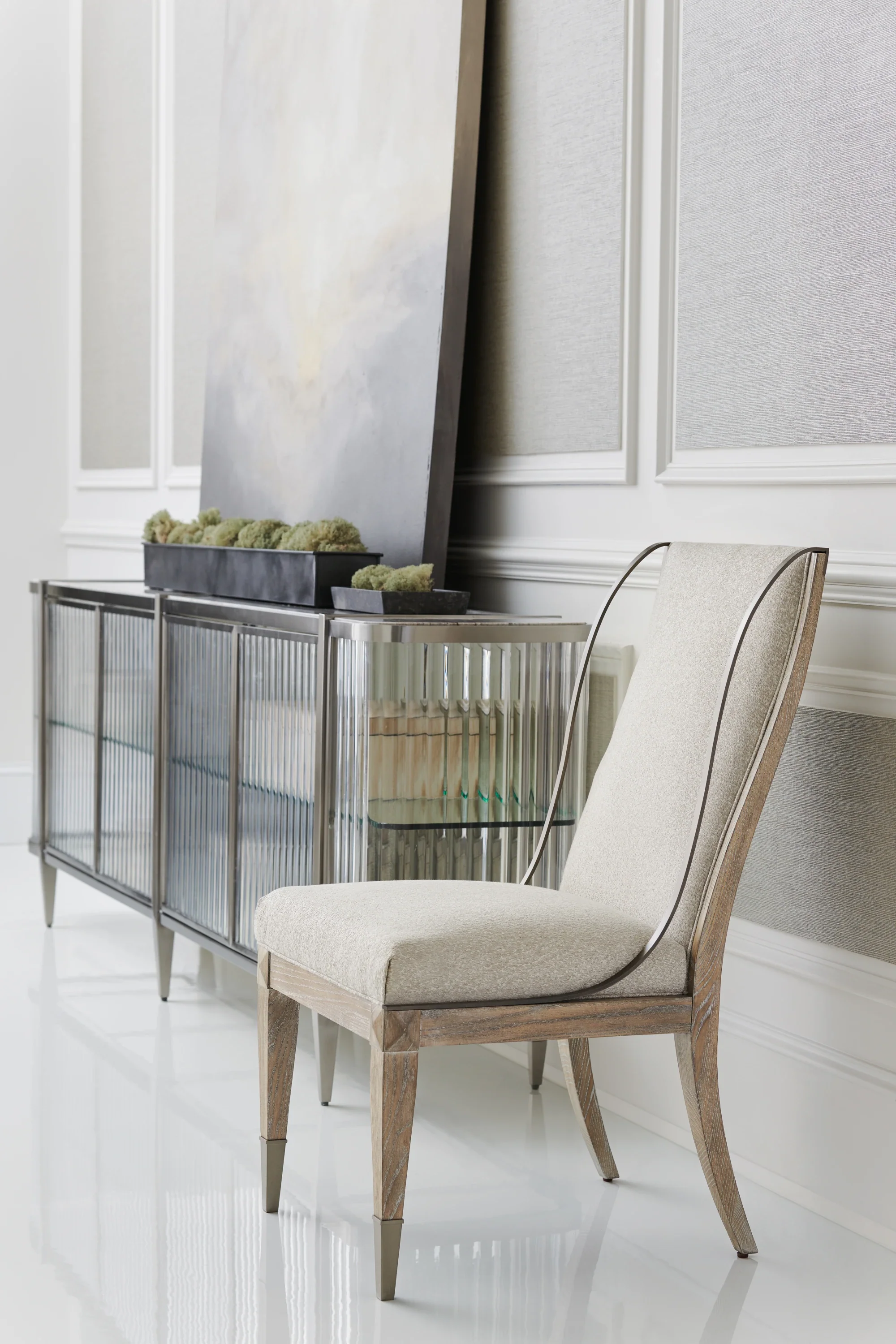 Open Arms Side Chair - Image 3