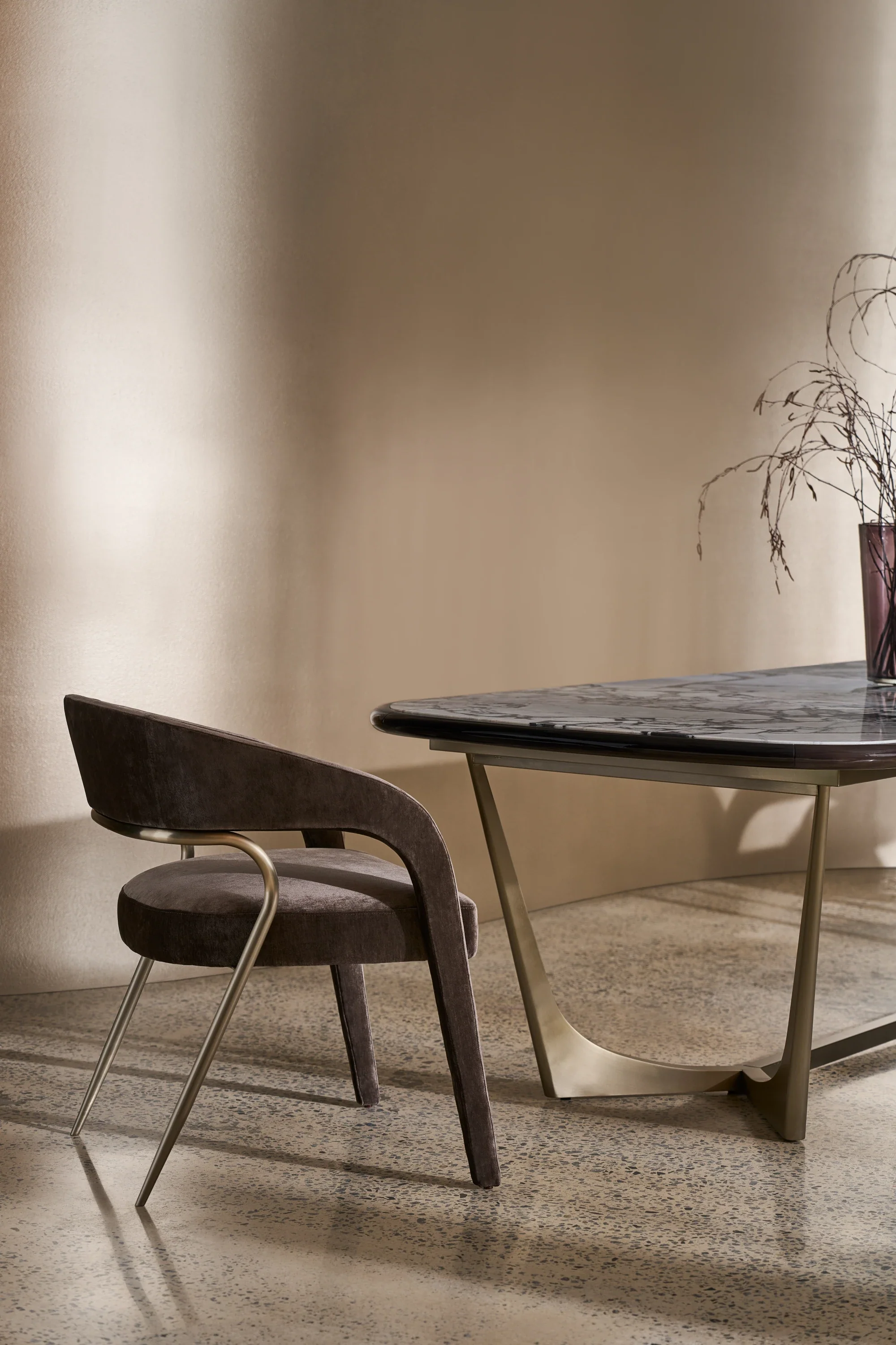 Gazelle Dining Chair - Mink - Image 4