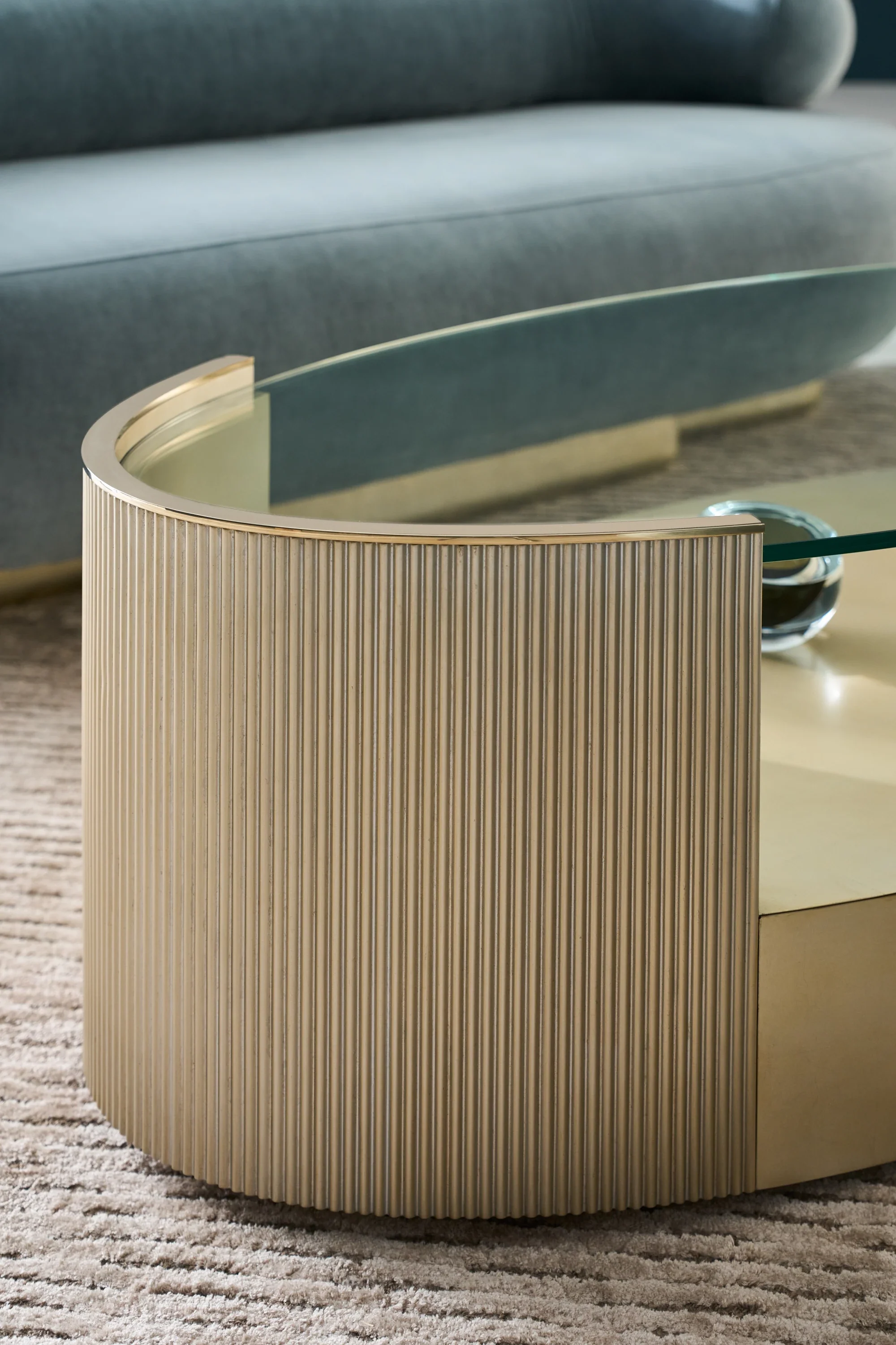 Love Oval Cocktail Table - Oracle - Image 4