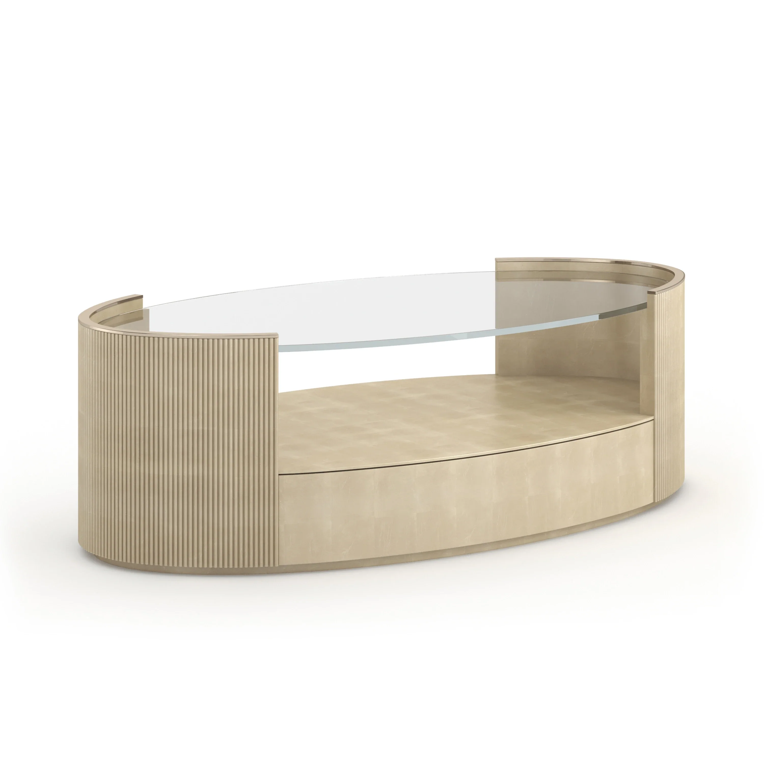Love Oval Cocktail Table - Oracle - Image 5