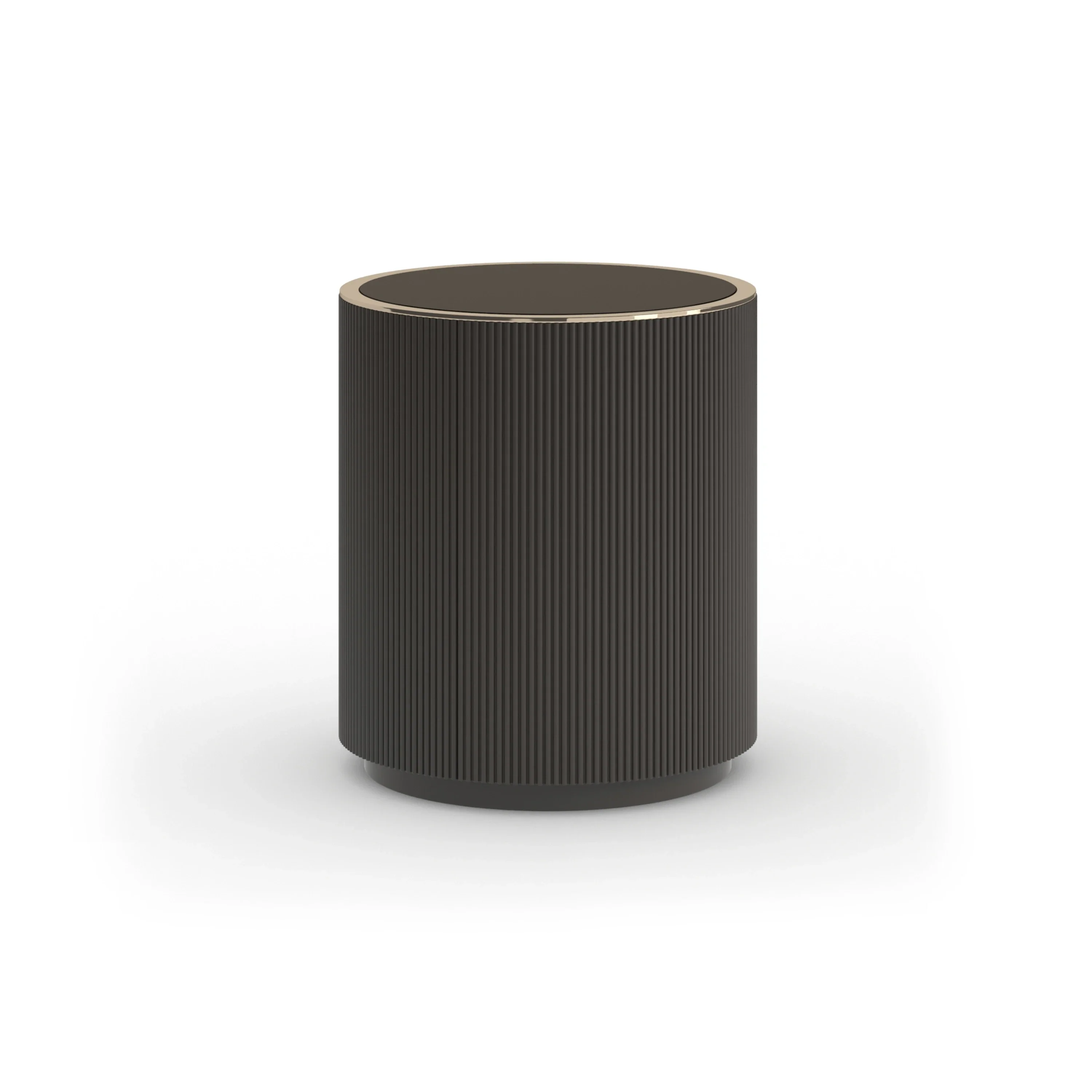 Love Round End Table - Dark Chocolate - Image 2