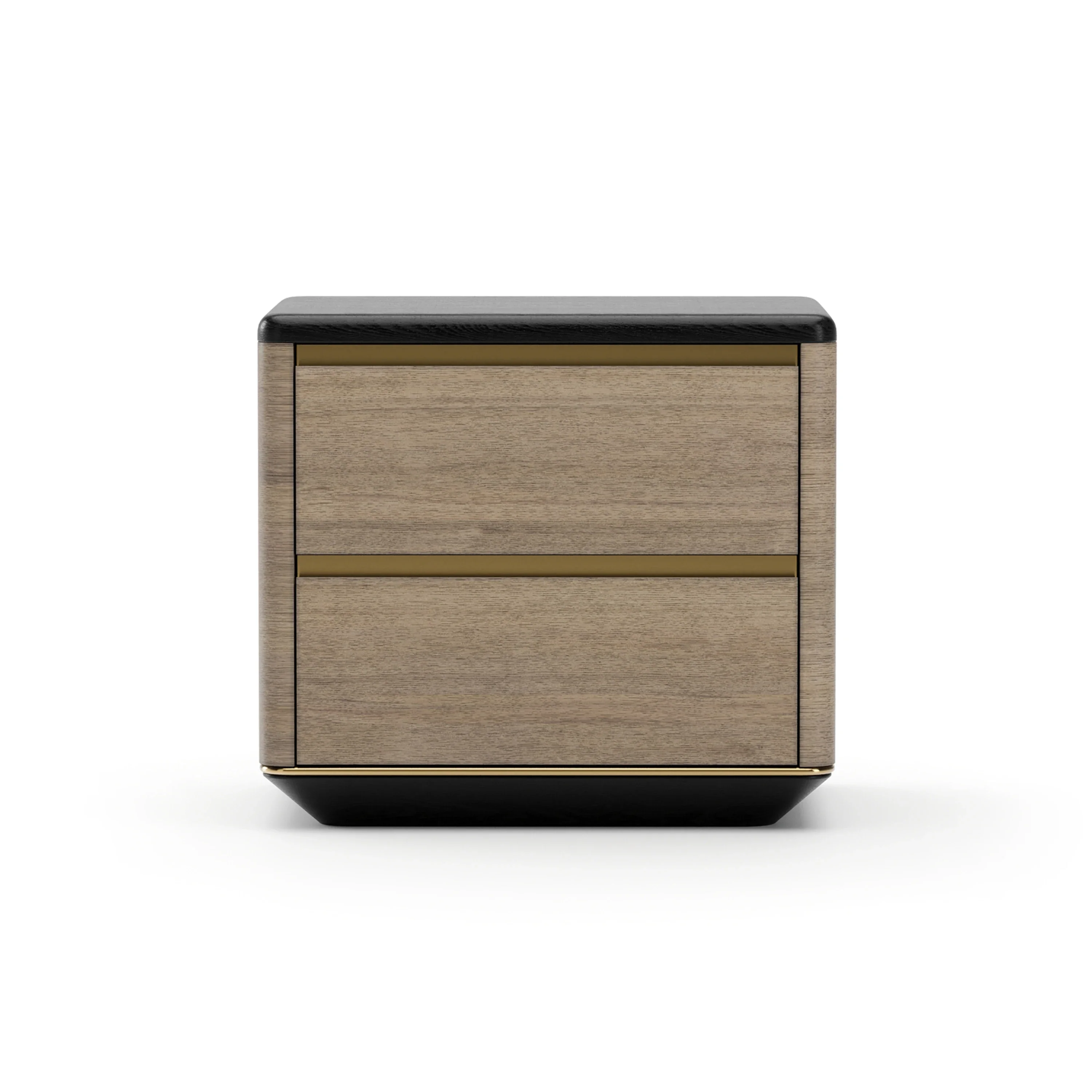 Madera Plinth Nighstand - Chocolate