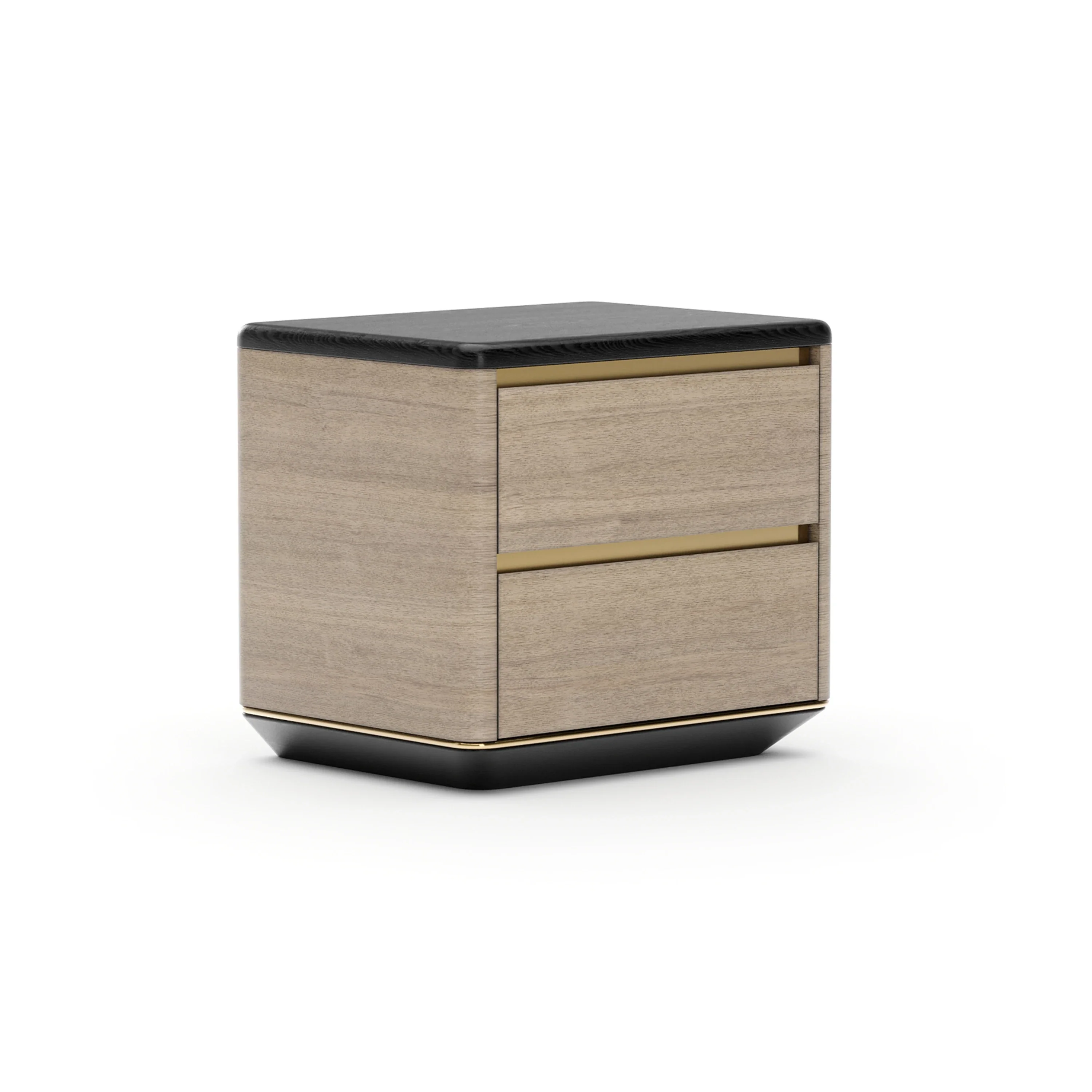 Madera Plinth Nighstand - Chocolate - Image 2