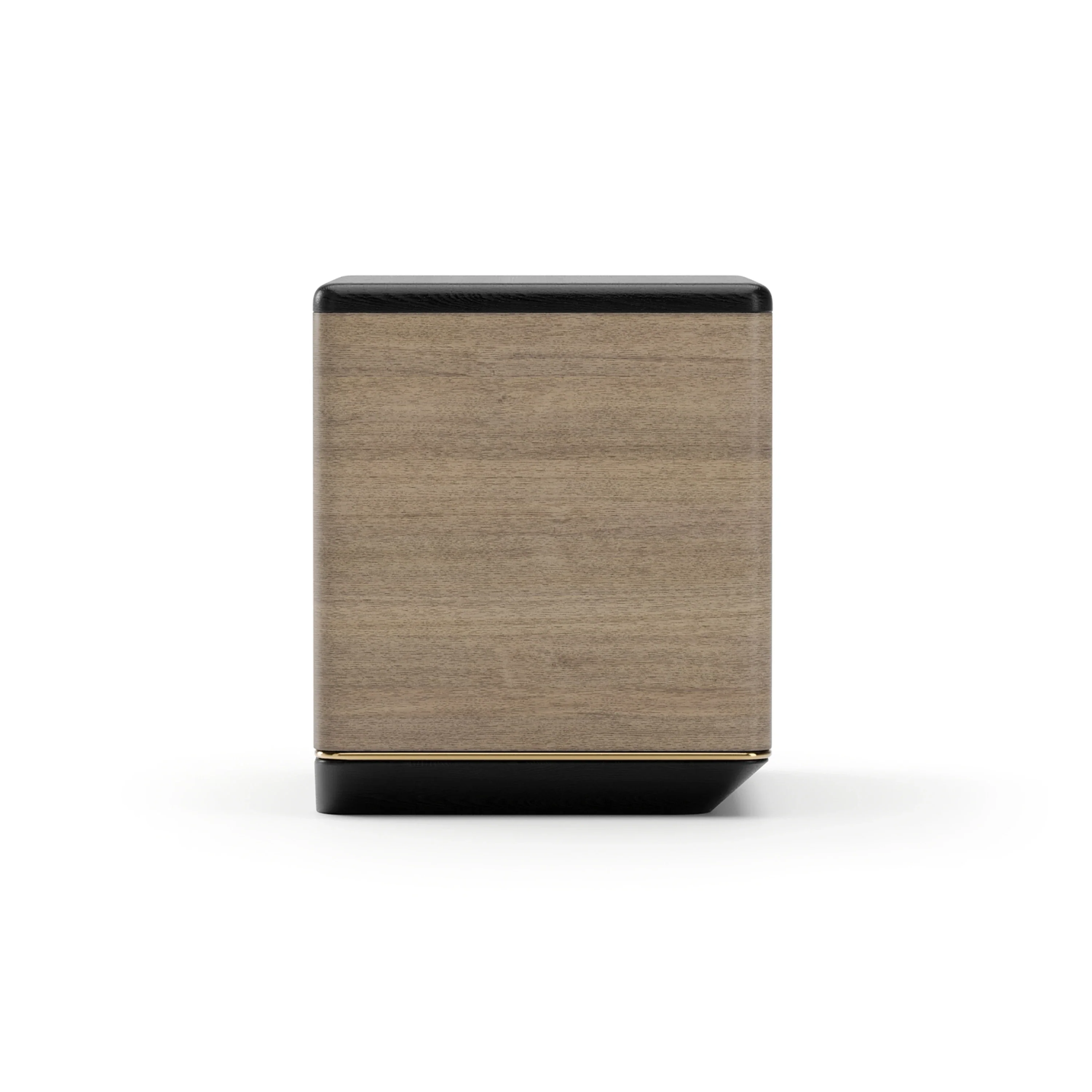 Madera Plinth Nighstand - Chocolate - Image 3