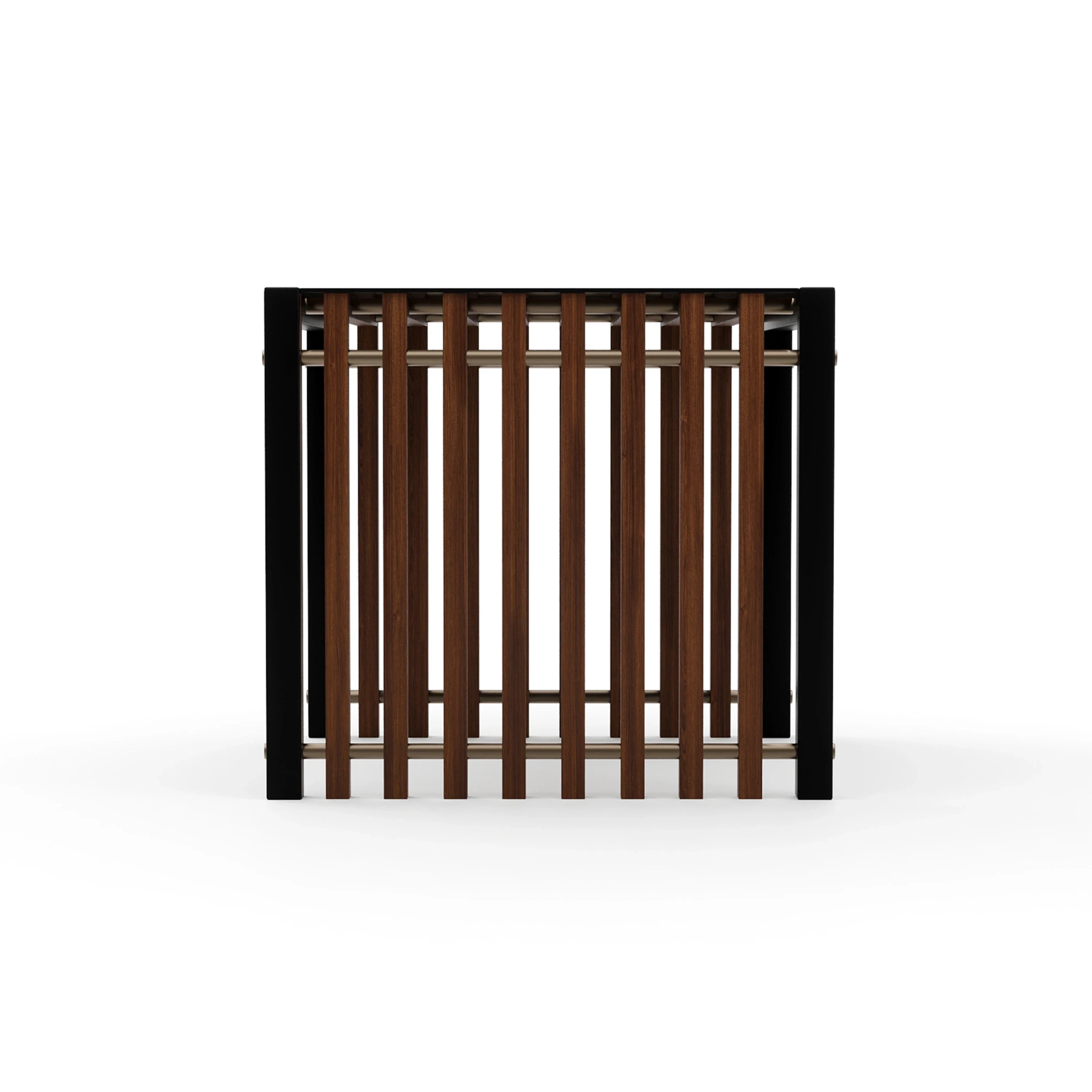 Pinstripe Dark End Table - Image 3