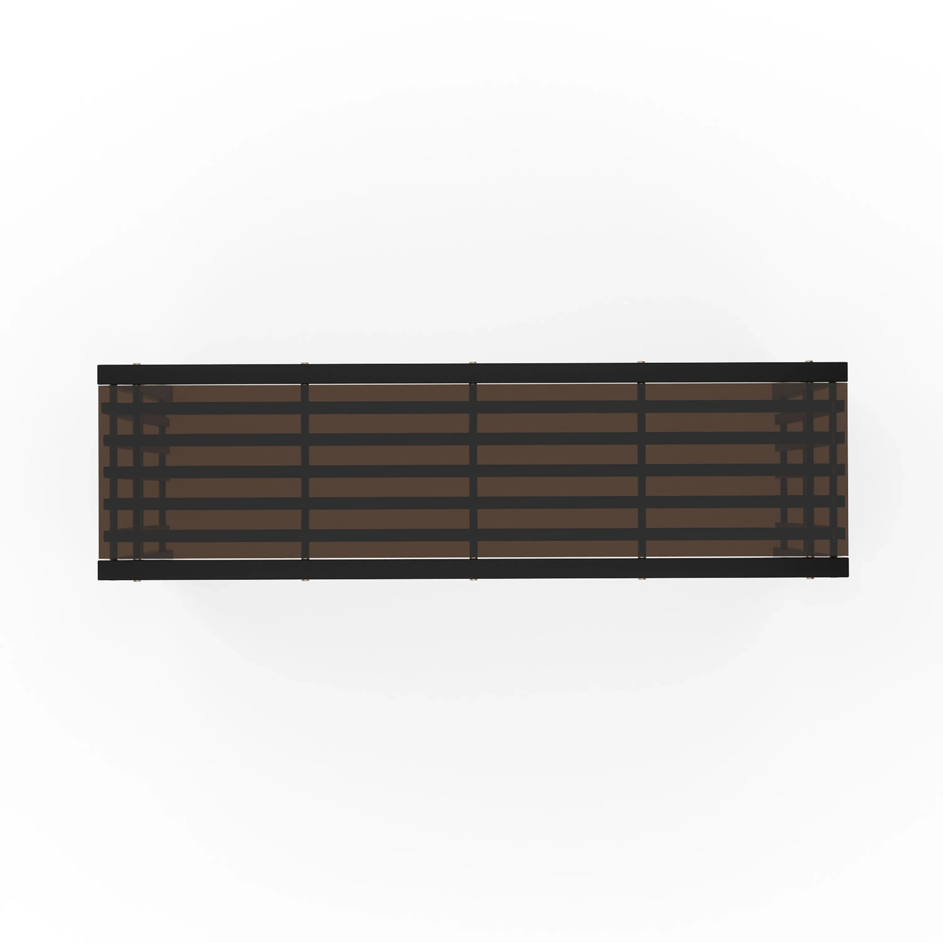 Pinstripe Dark Console Table - Image 4