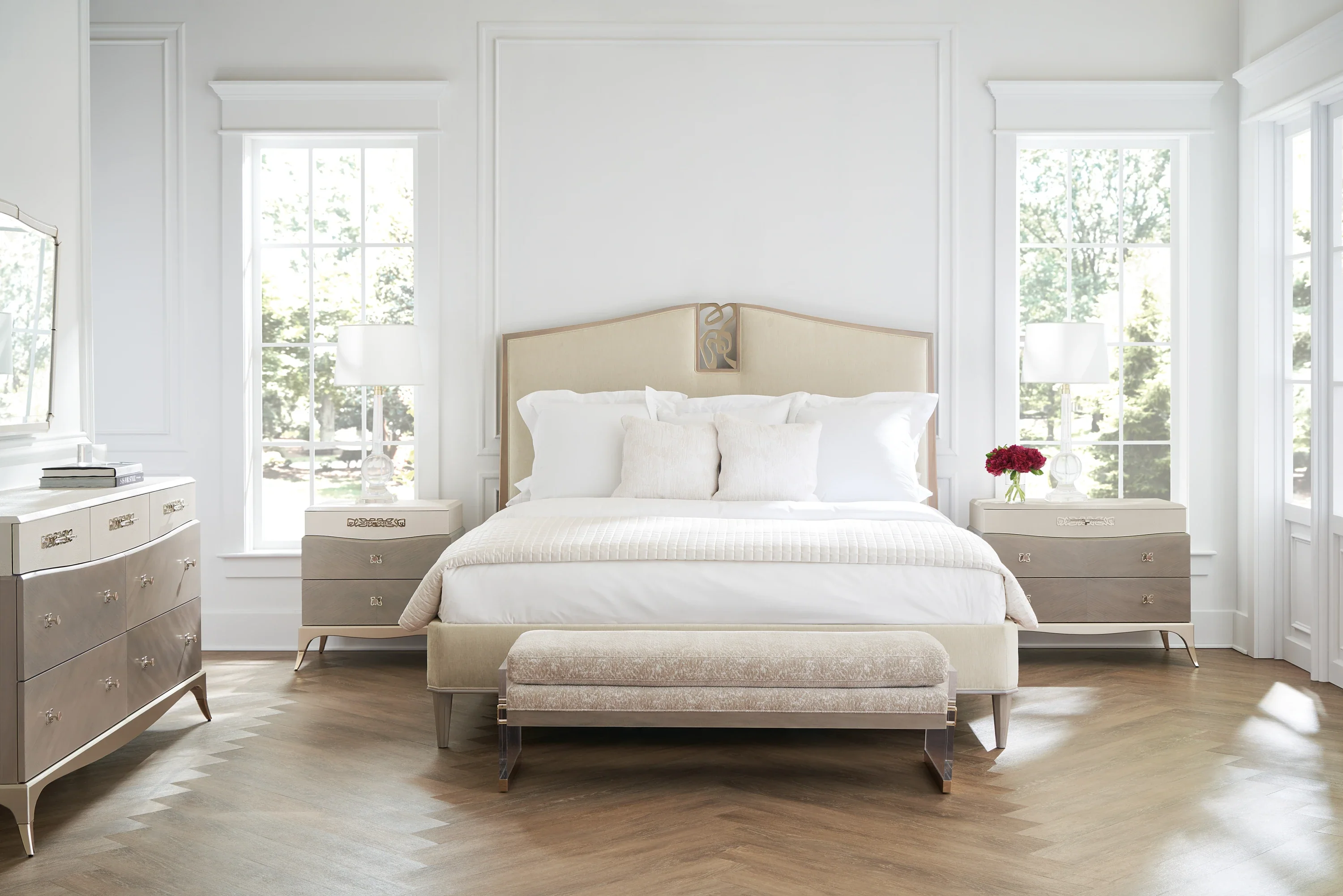 Crescendo Uph Queen Bed - Image 2