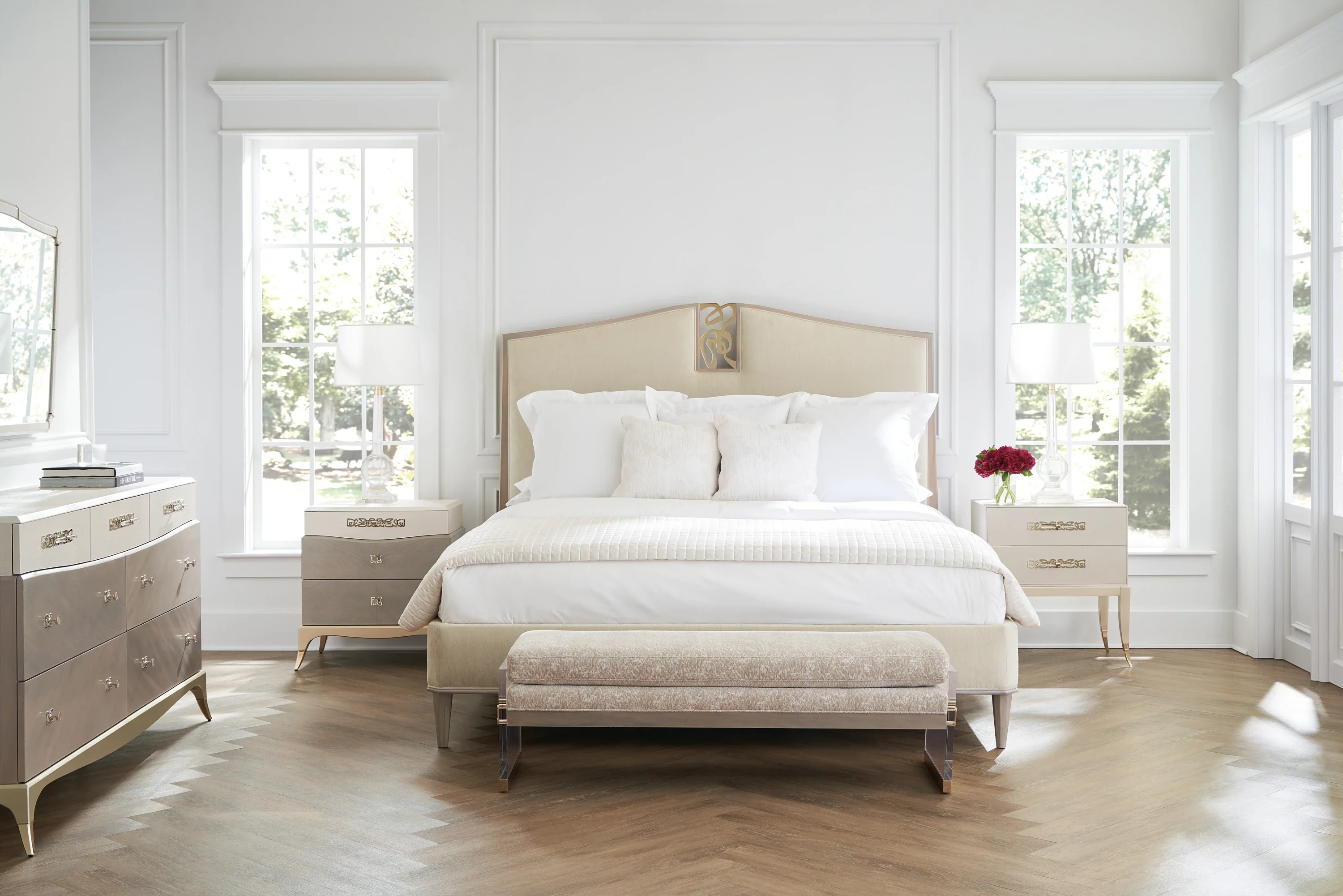 Crescendo Uph Queen Bed - Image 3