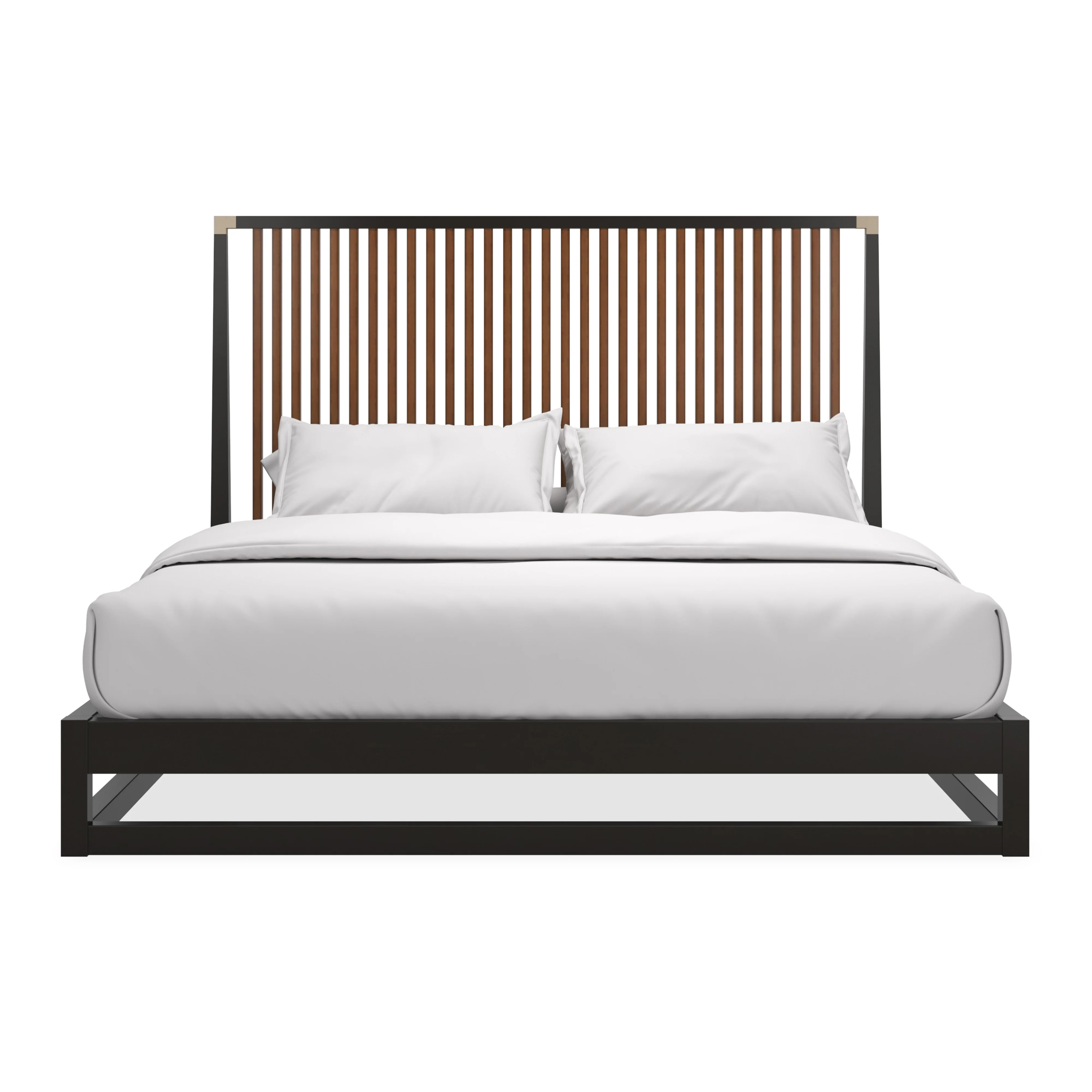 Pinstripe Kg Bed Dark Fb