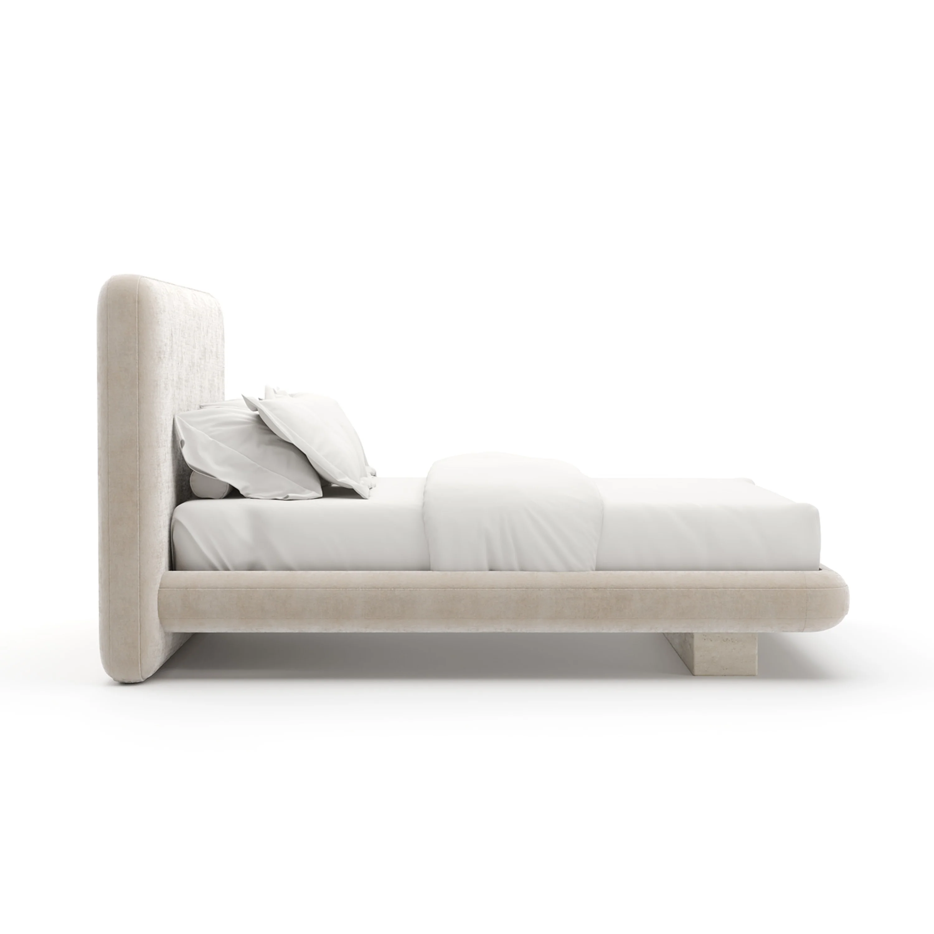 Overlap Uph Qn Bed Hb Ivory - Image 4