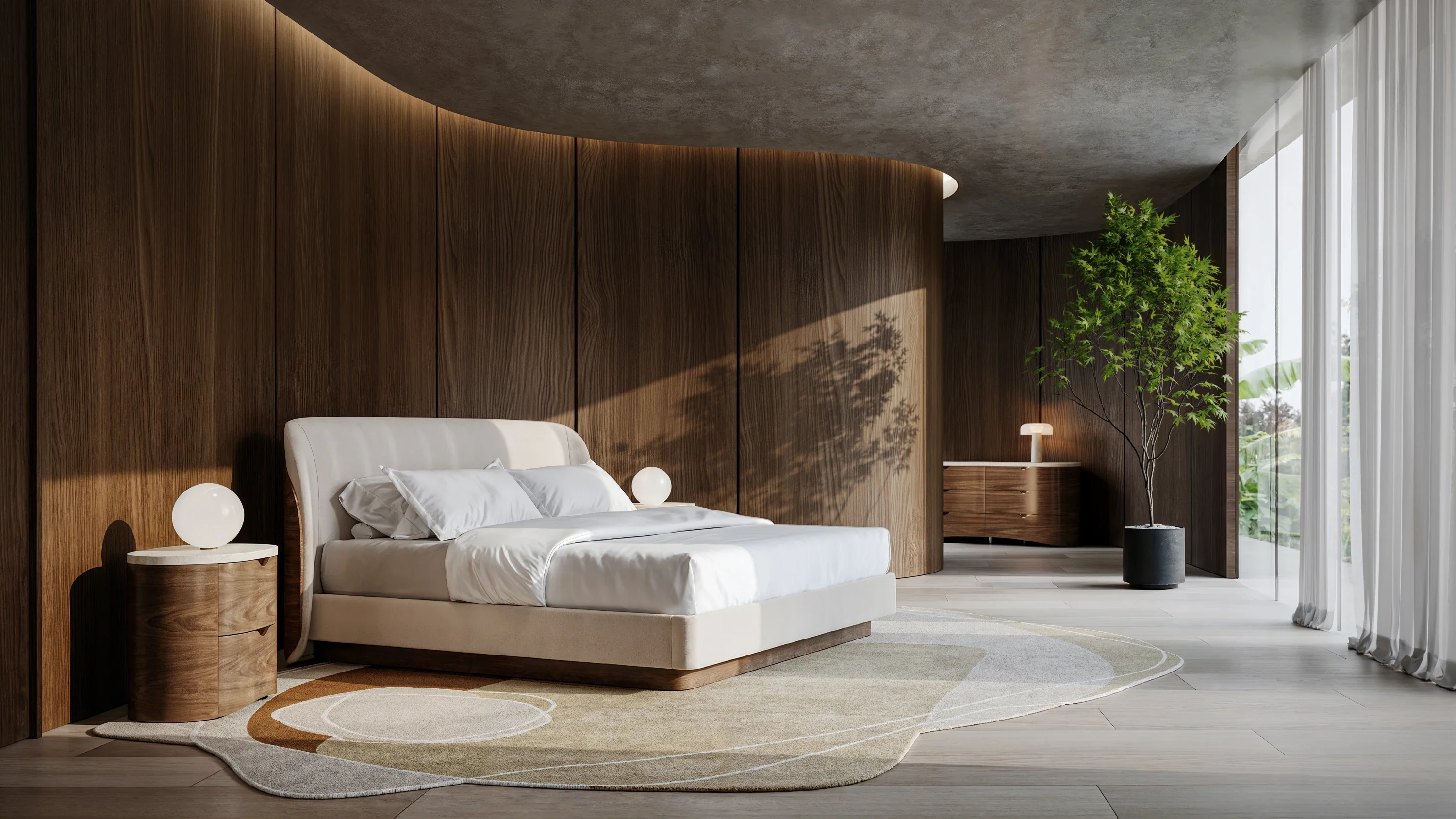 Fleur Uph Queen Bed - Image 2
