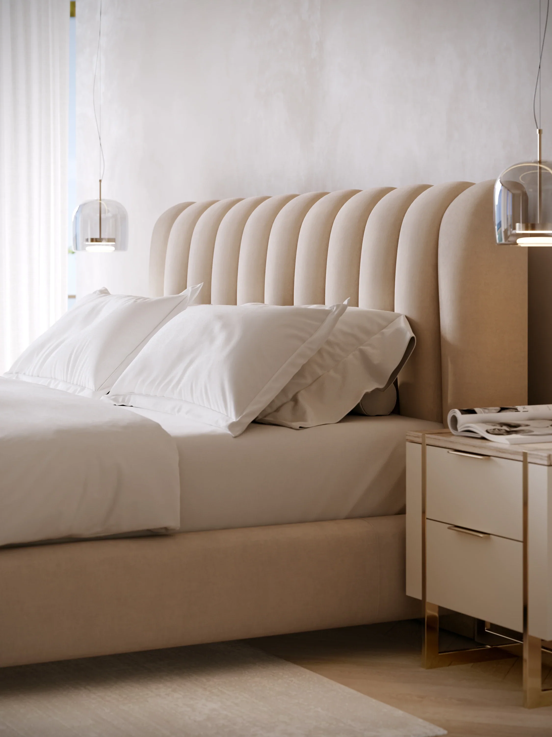 Well Balanced Kg Bed Fb Ecru - Image 4