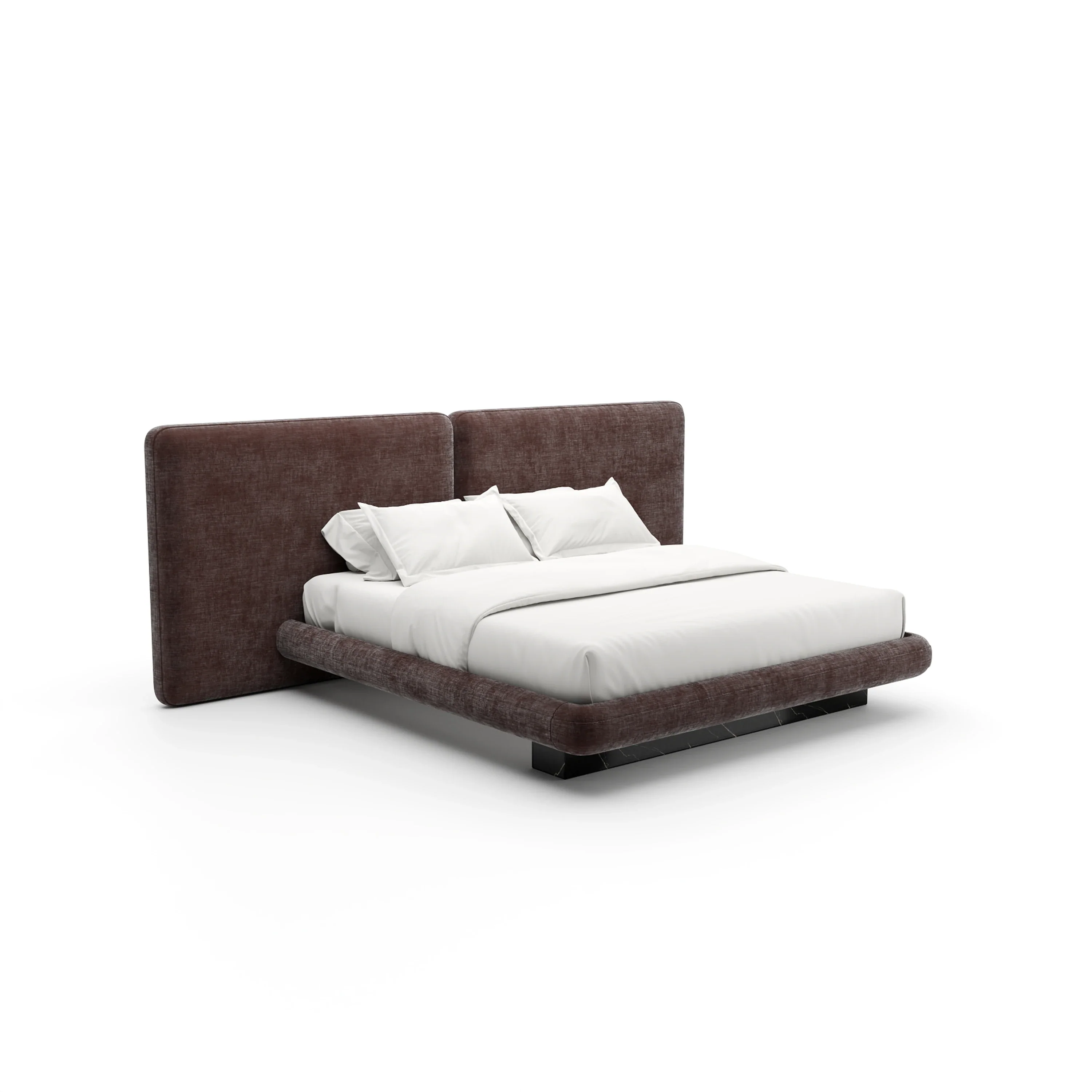 Overlap Uph 2 Pnl Kg Bed Hb Dk Taupe - Image 6