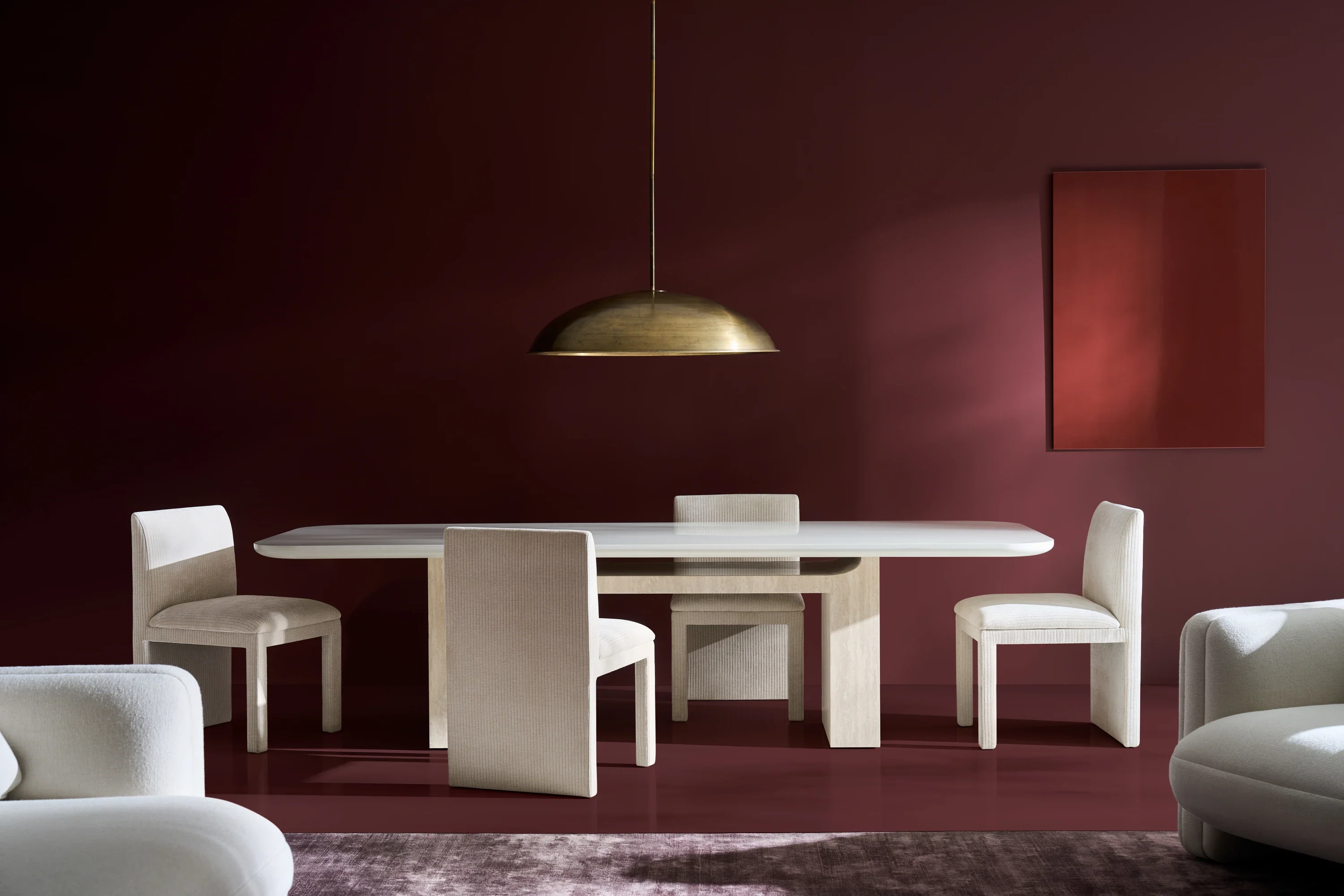Precipice Uph Dining Chair Oatmeal - Image 2