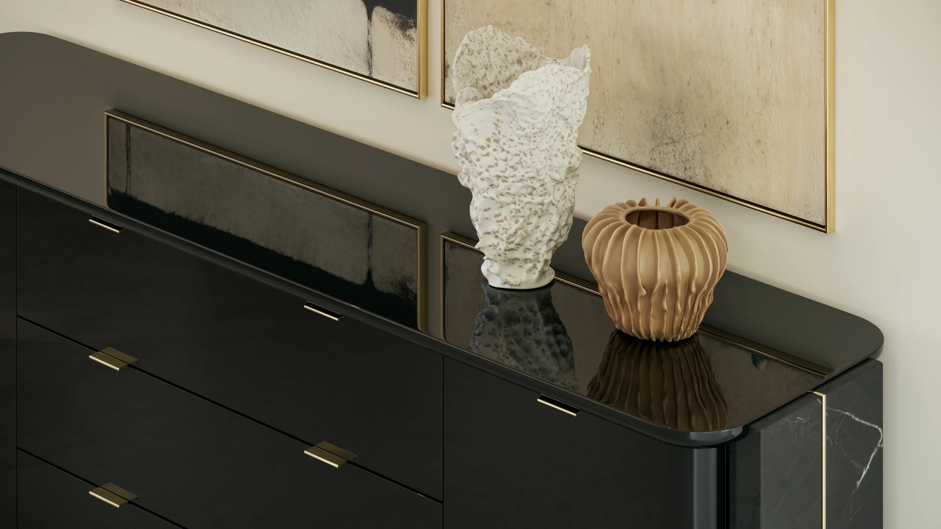 Overlap Sideboard Dark - Image 3