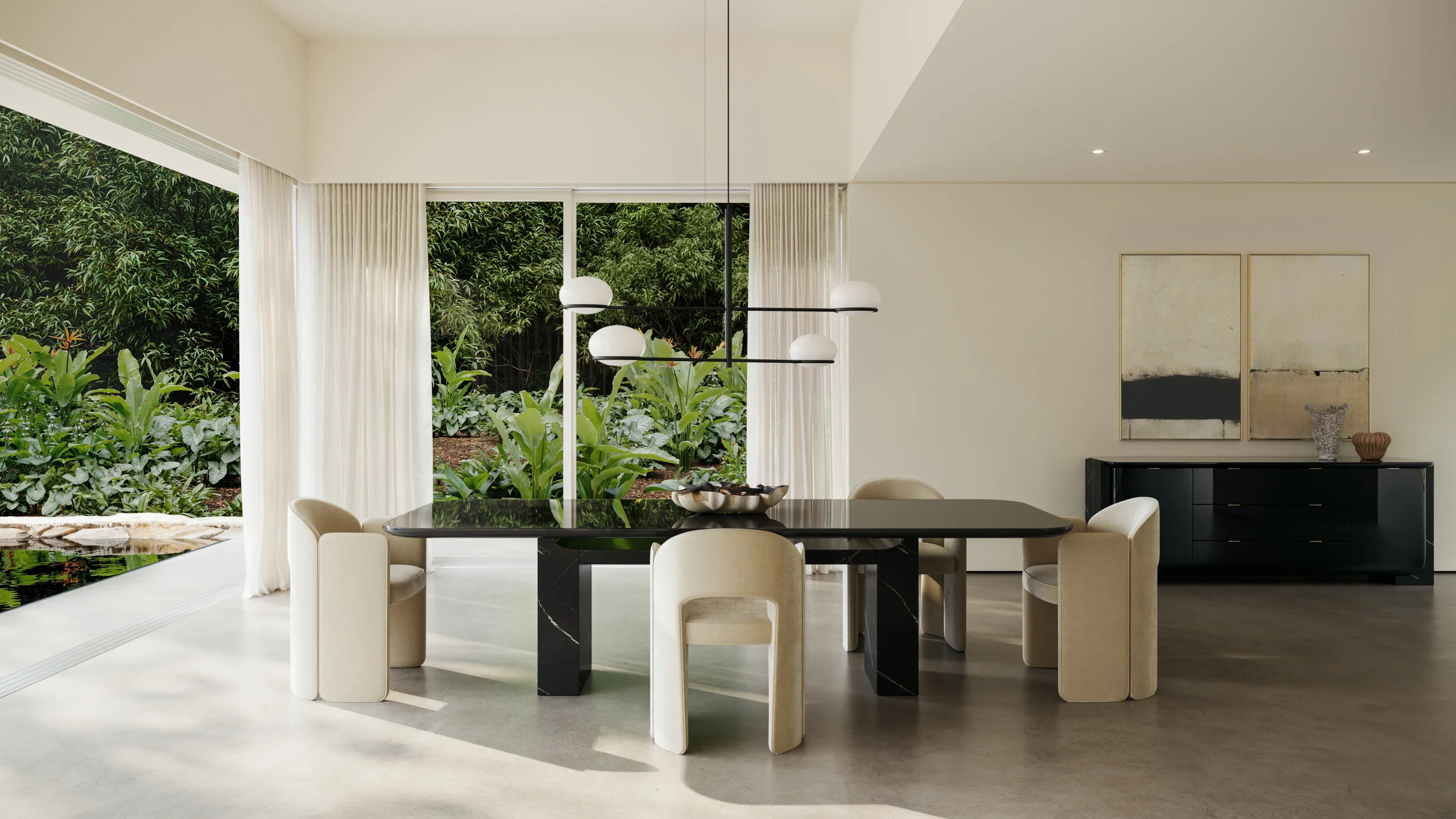Overlap Sideboard Dark - Image 2