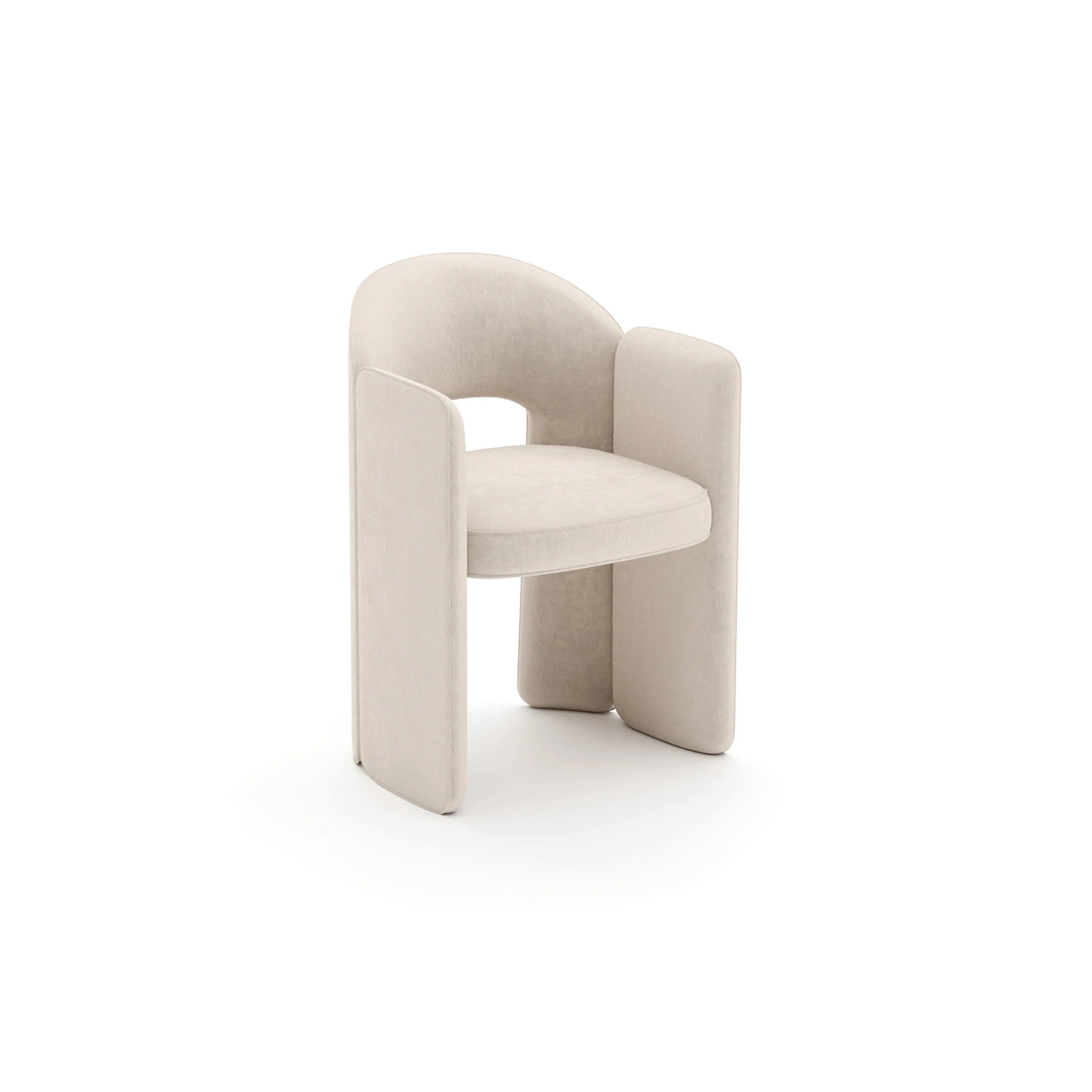 Overlap Arm Dining Chair - Image 5