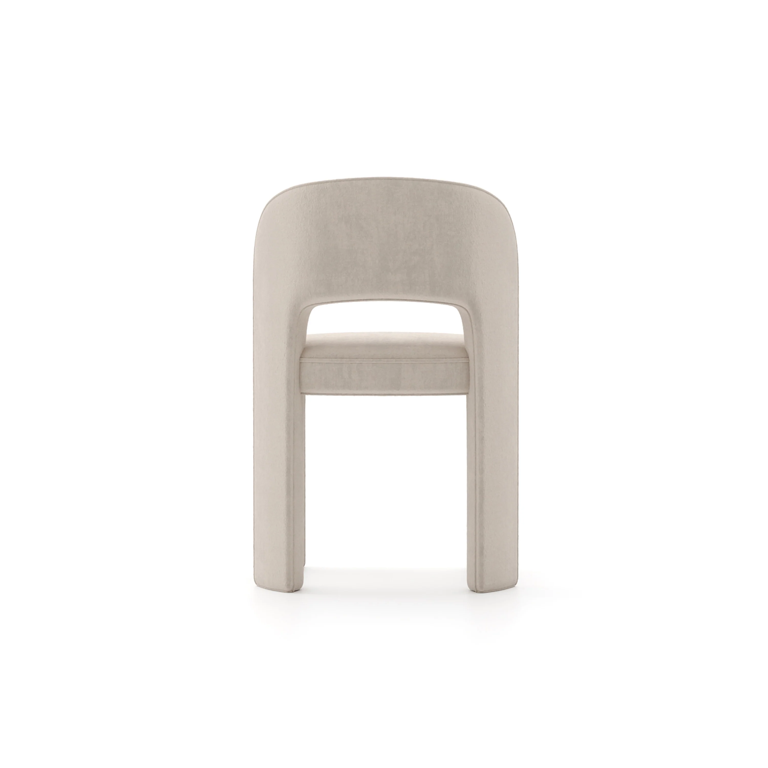 Overlap Side Chair Ivory - Image 6