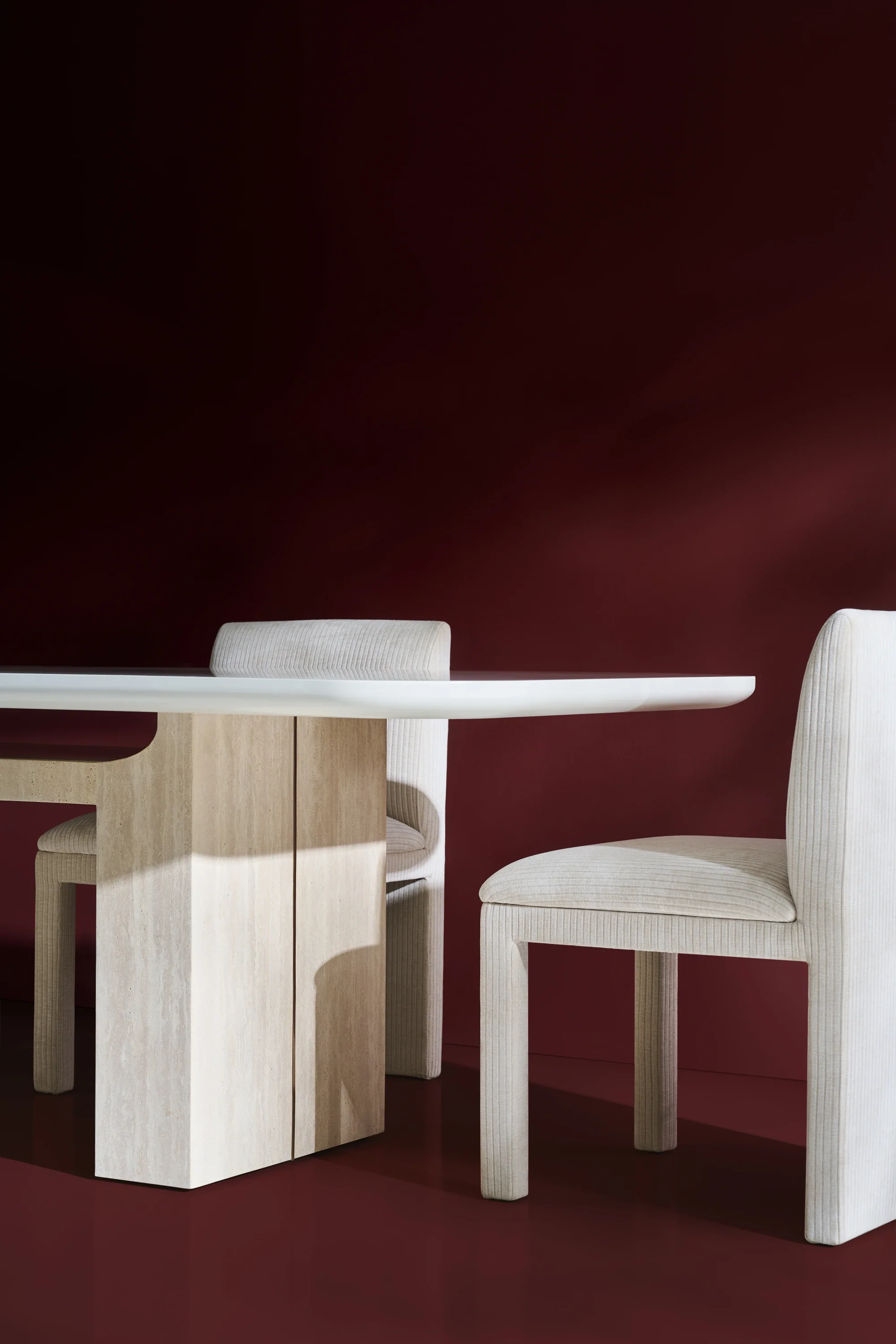 Precipice Uph Dining Chair Oatmeal - Image 4