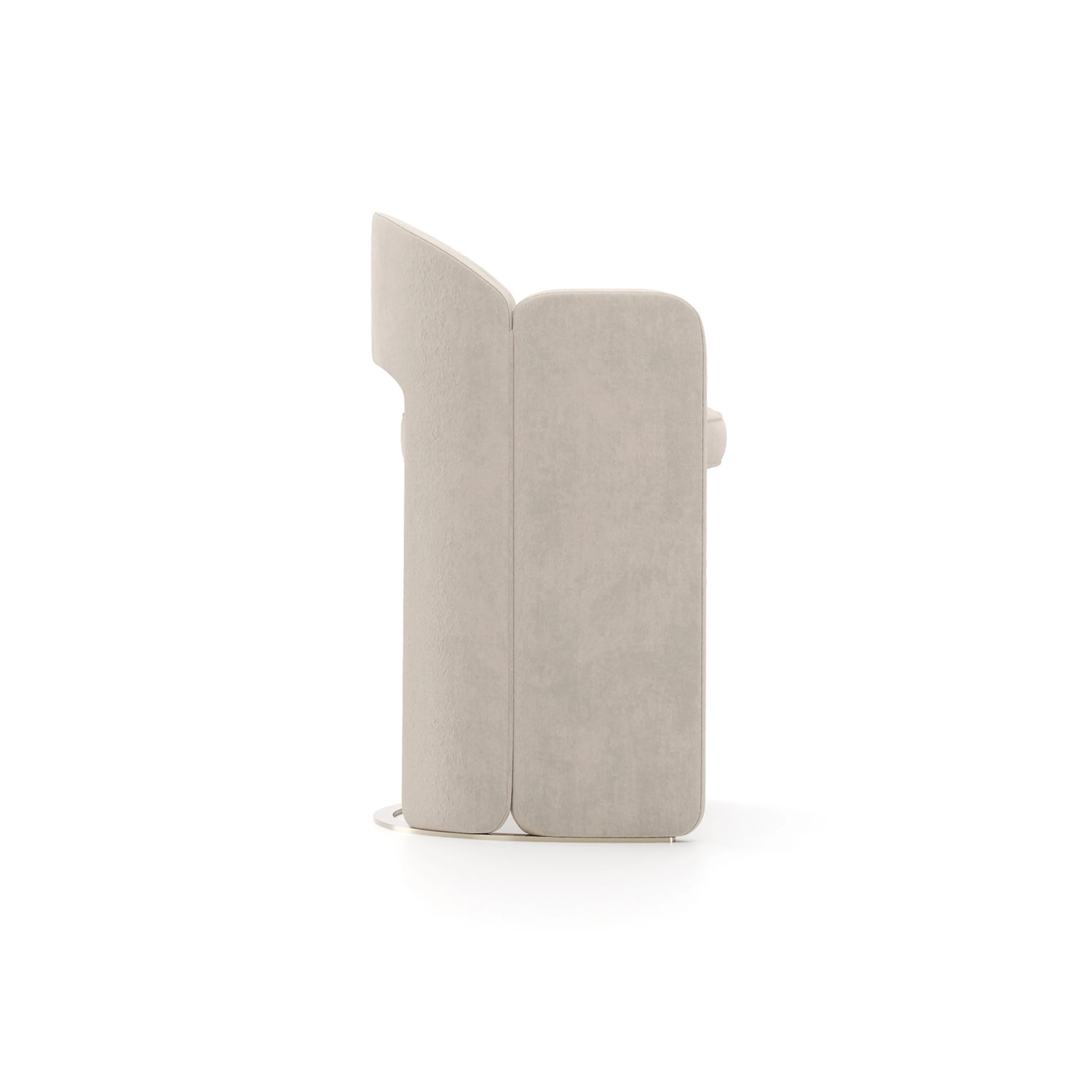 Overlap Counter Stool Ivory - Image 4