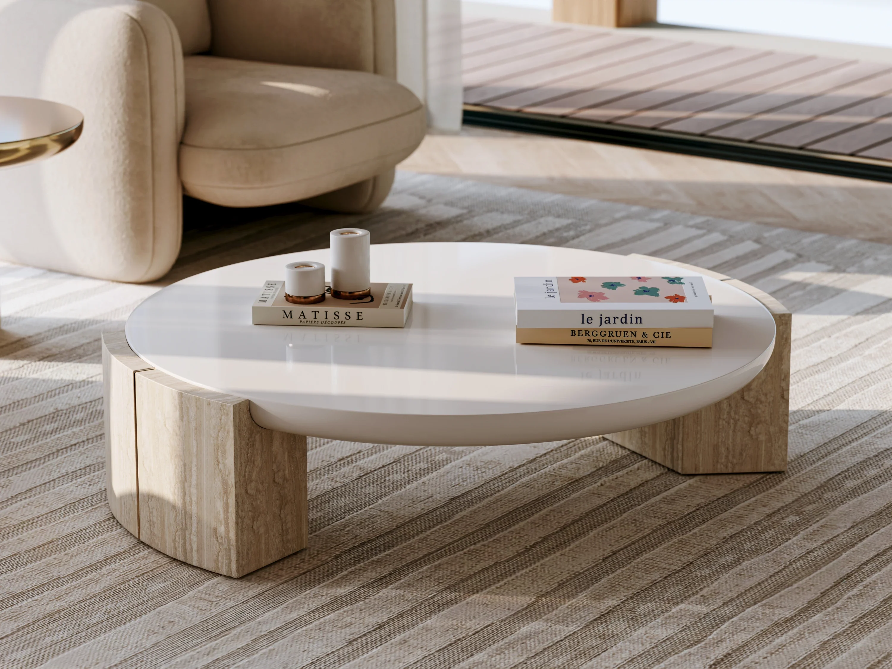 Overlap Round Cocktail Table Light - Image 3