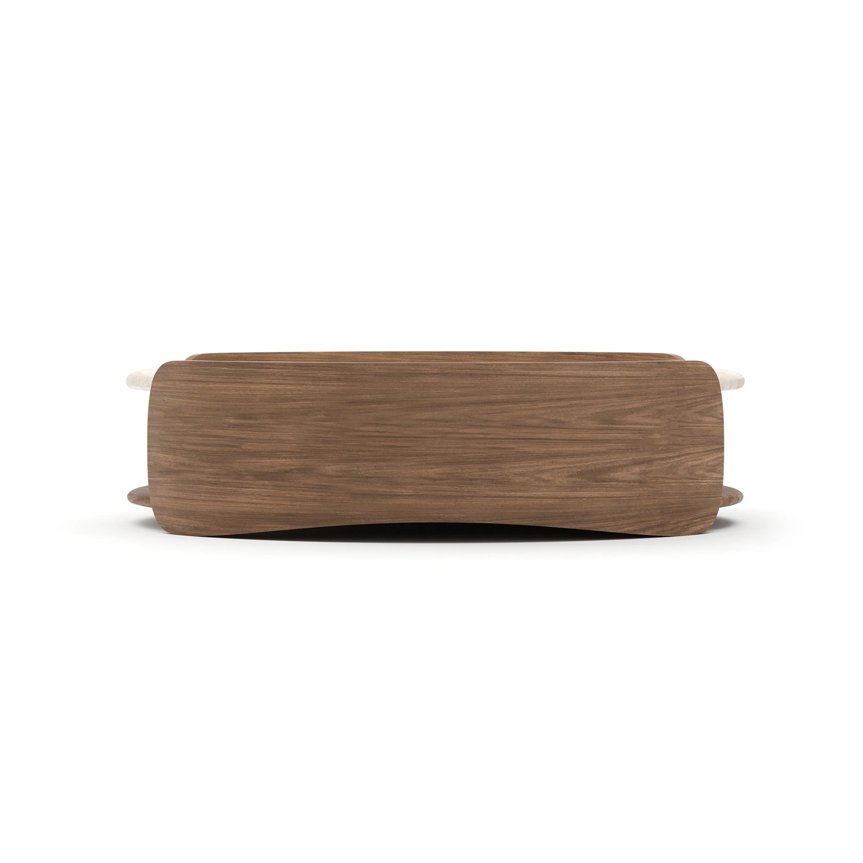 Fleur Open Cocktail Table W/Wood Shelf - Image 6