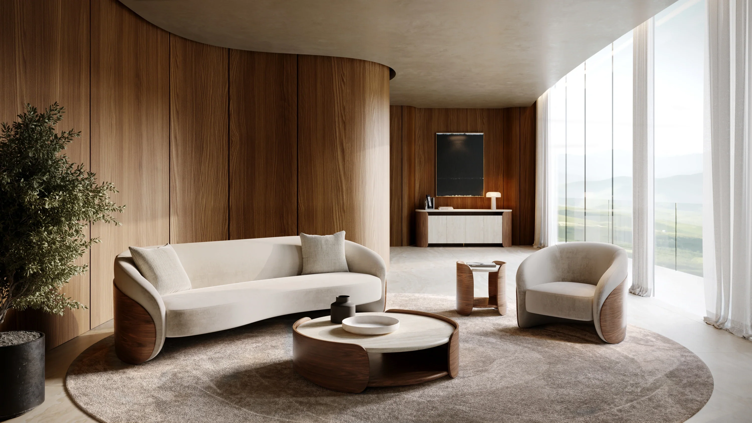 Fleur Open Sideboard - Image 2