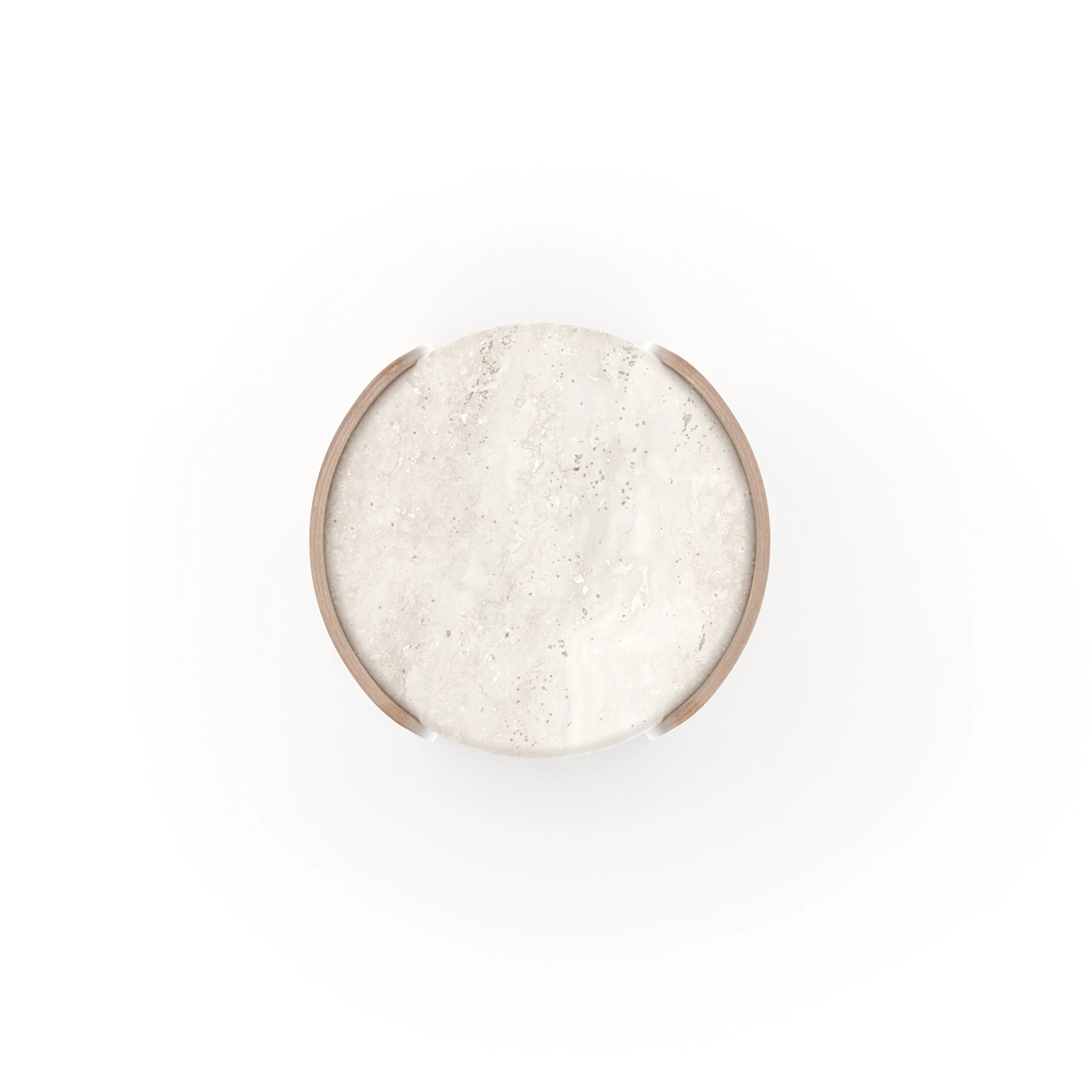 Fleur Side Table W/ Wood Shelf - Image 6