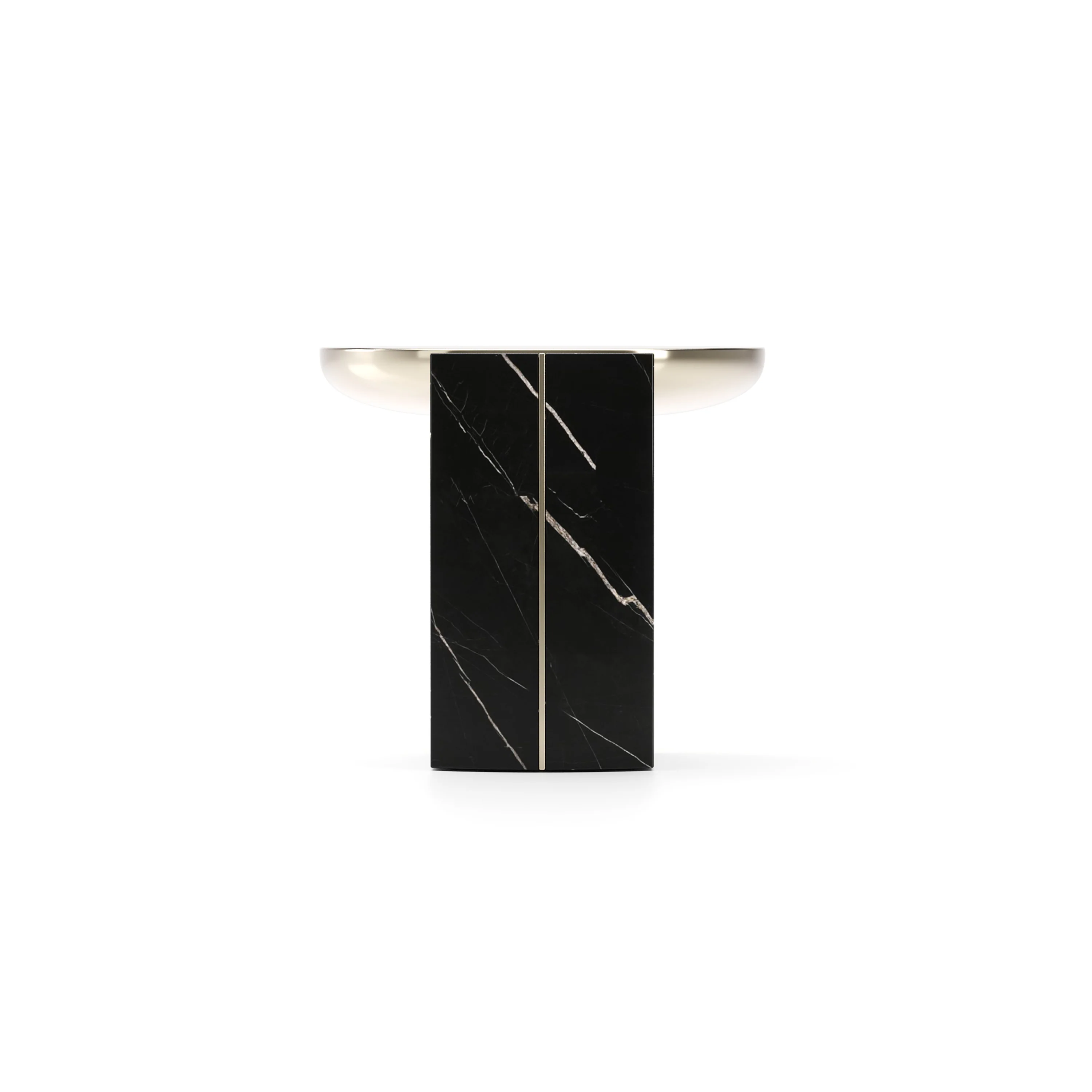 Overlap Round Side Table Dark - Image 6