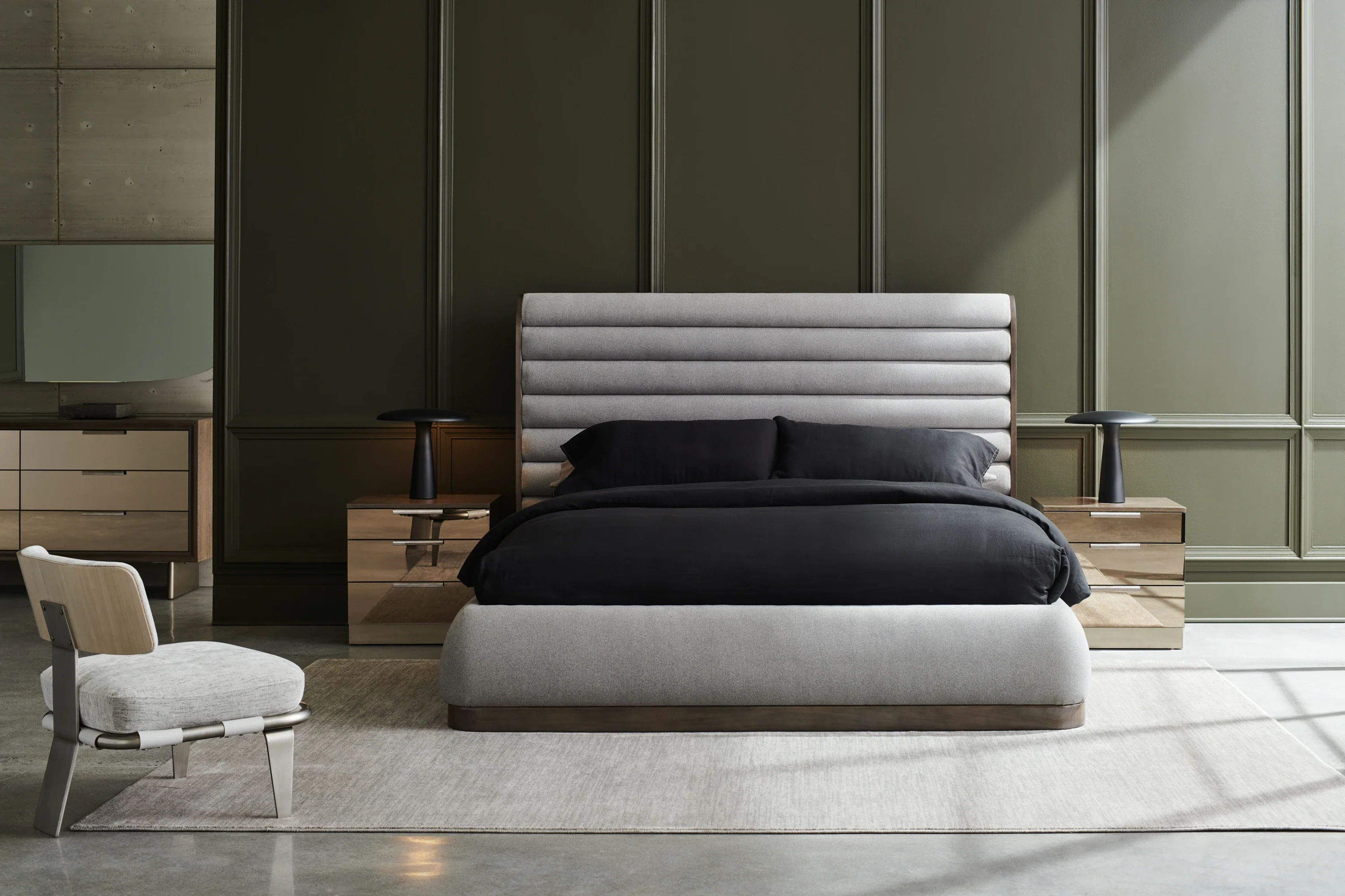 La Moda Uph Panel Bed Kg Sr - Image 3