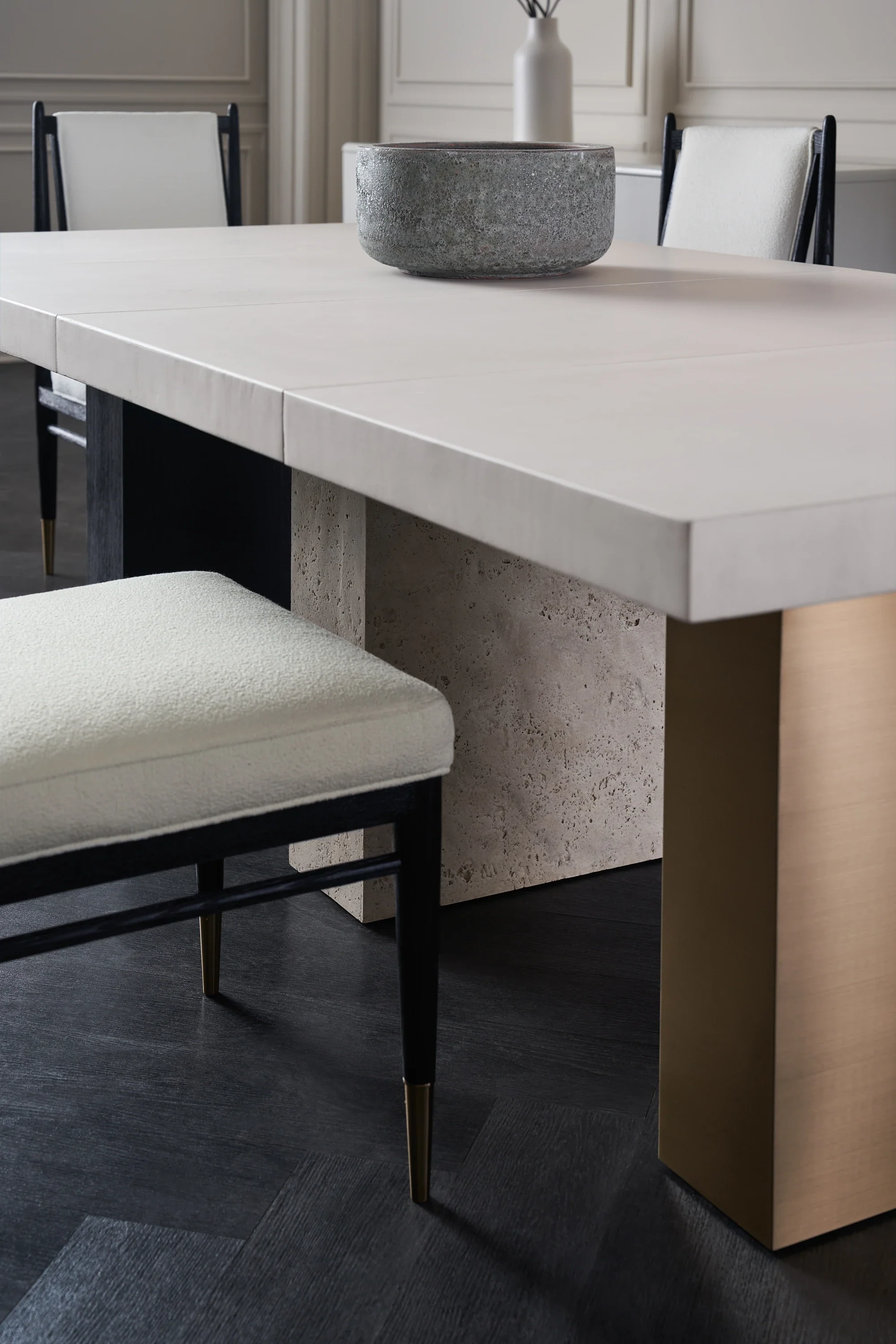 Unity Dark Dining Table Base - Image 5