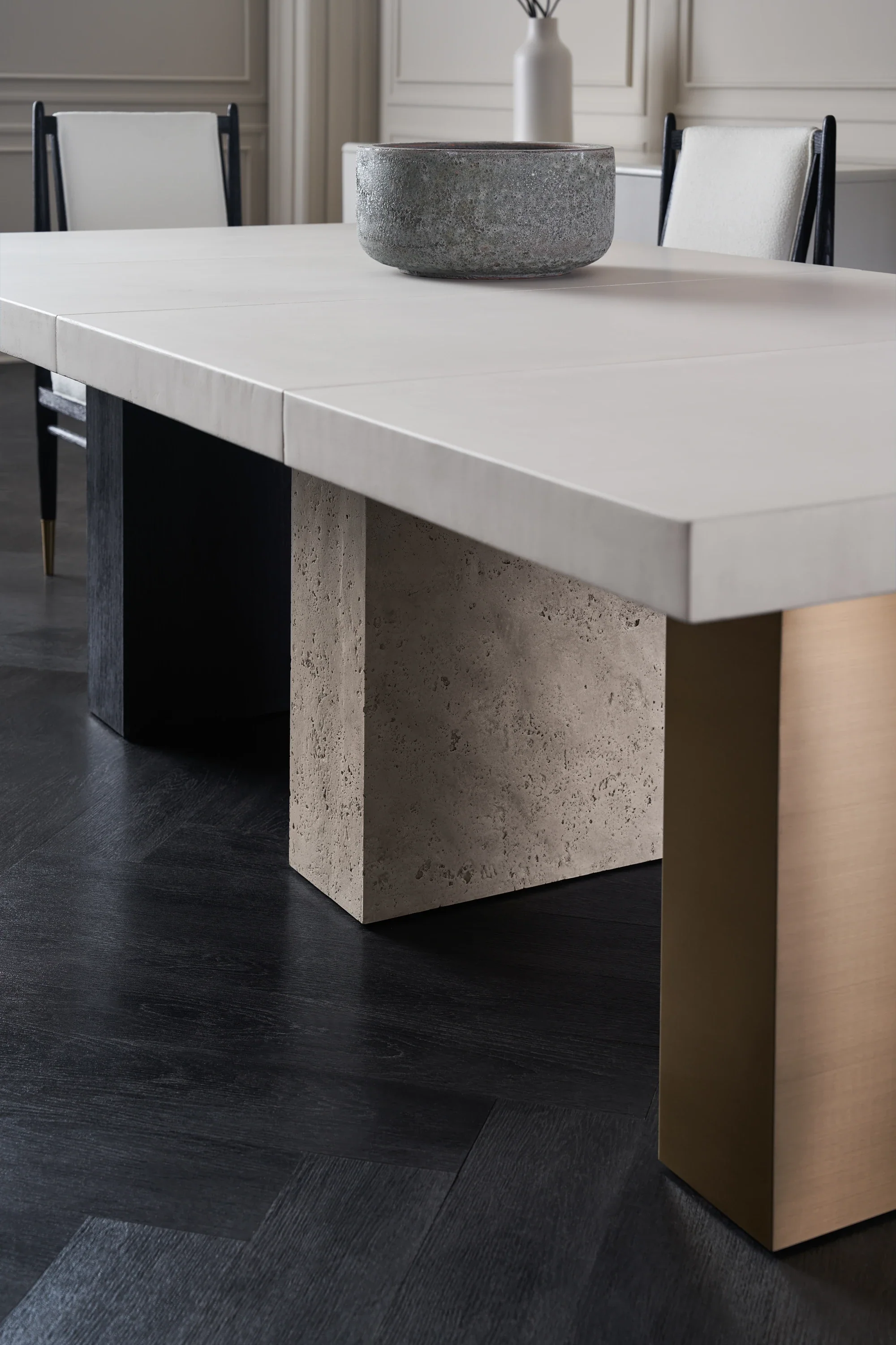 Unity Dark Dining Table Base - Image 7
