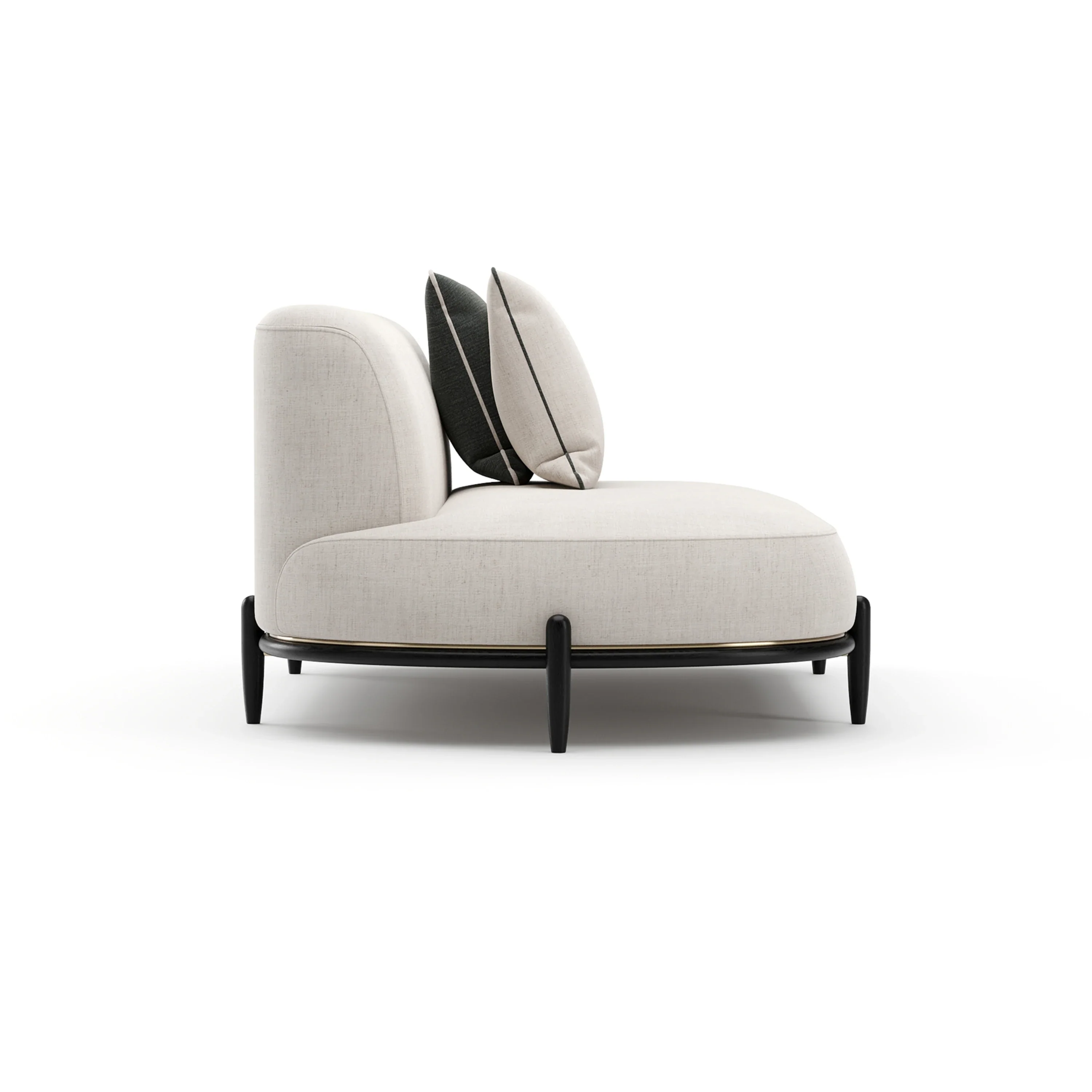 Madera Armless Laf Bumper - Oatmeal - Image 3