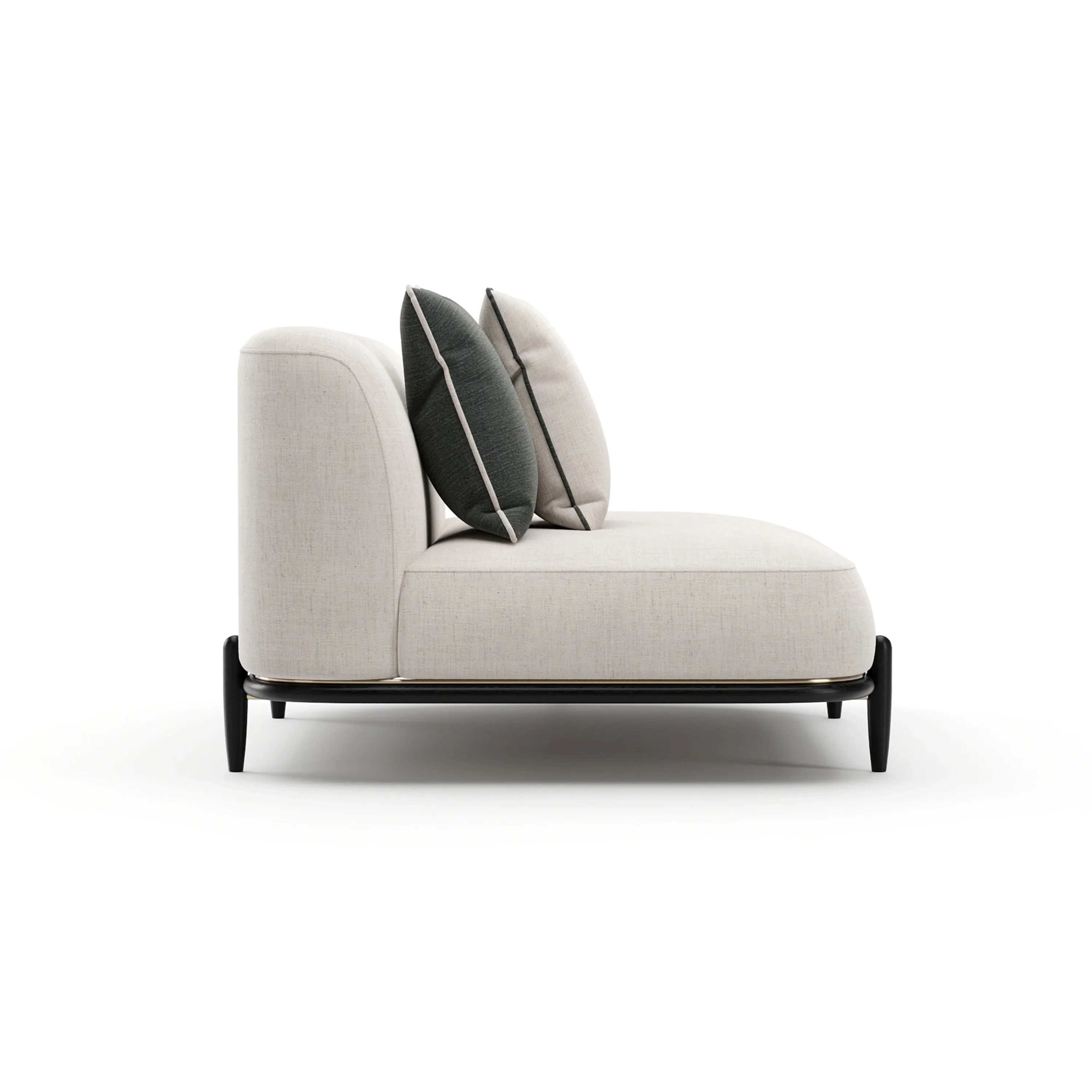 Madera Armless Raf Bumper - Oatmeal - Image 3