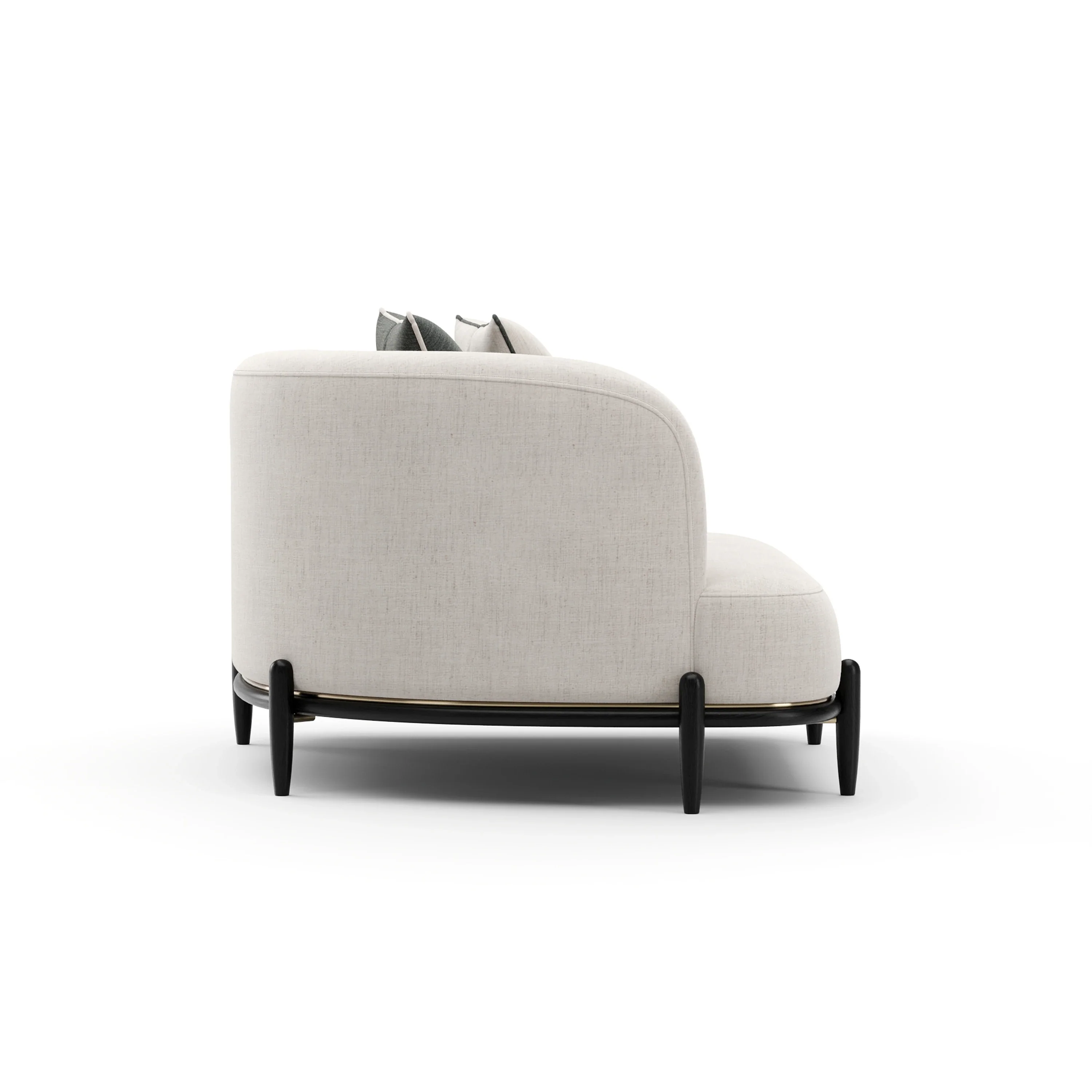 Madera Laf Loveseat - Oatmeal - Image 3