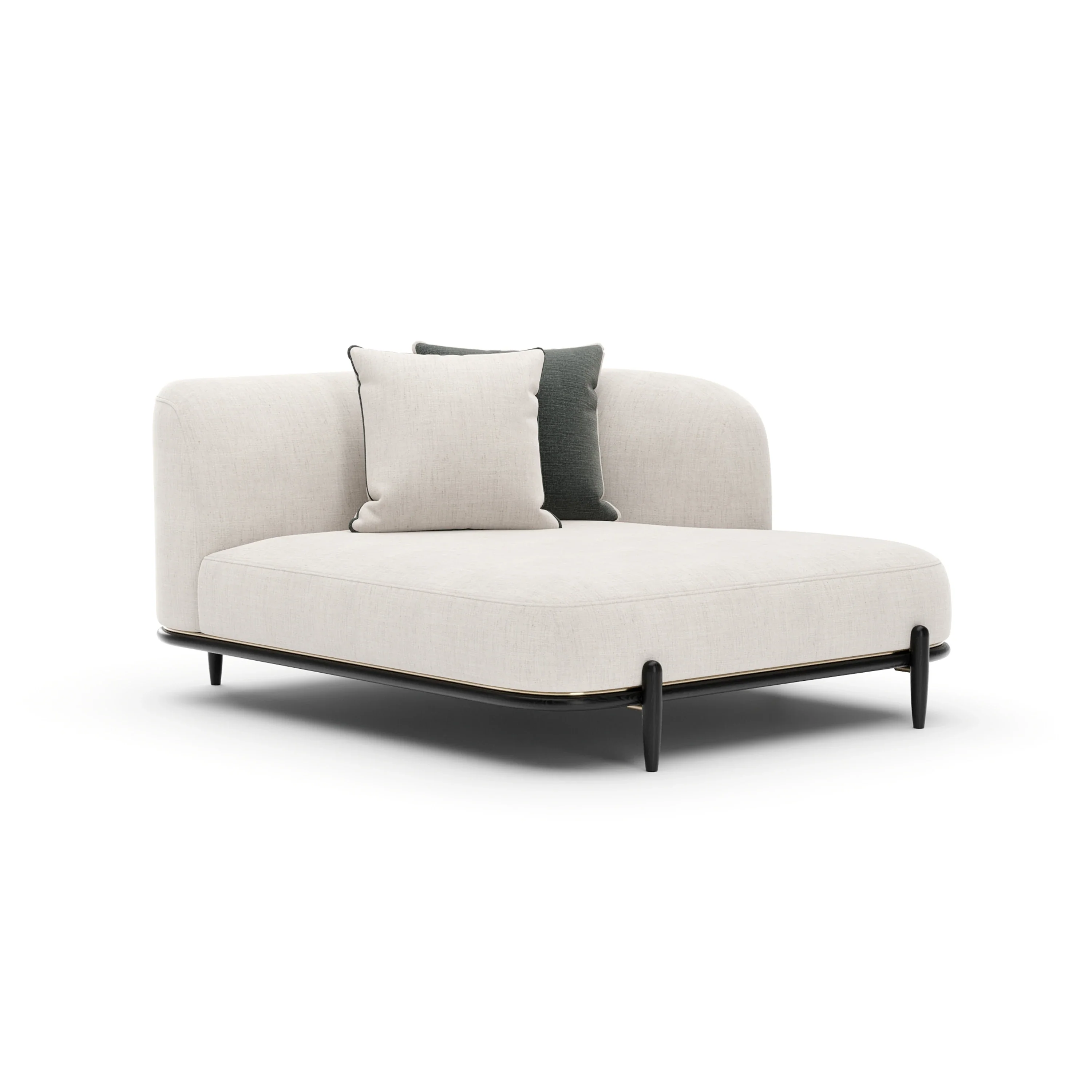 Madera Raf Chaise - Oatmeal - Image 2