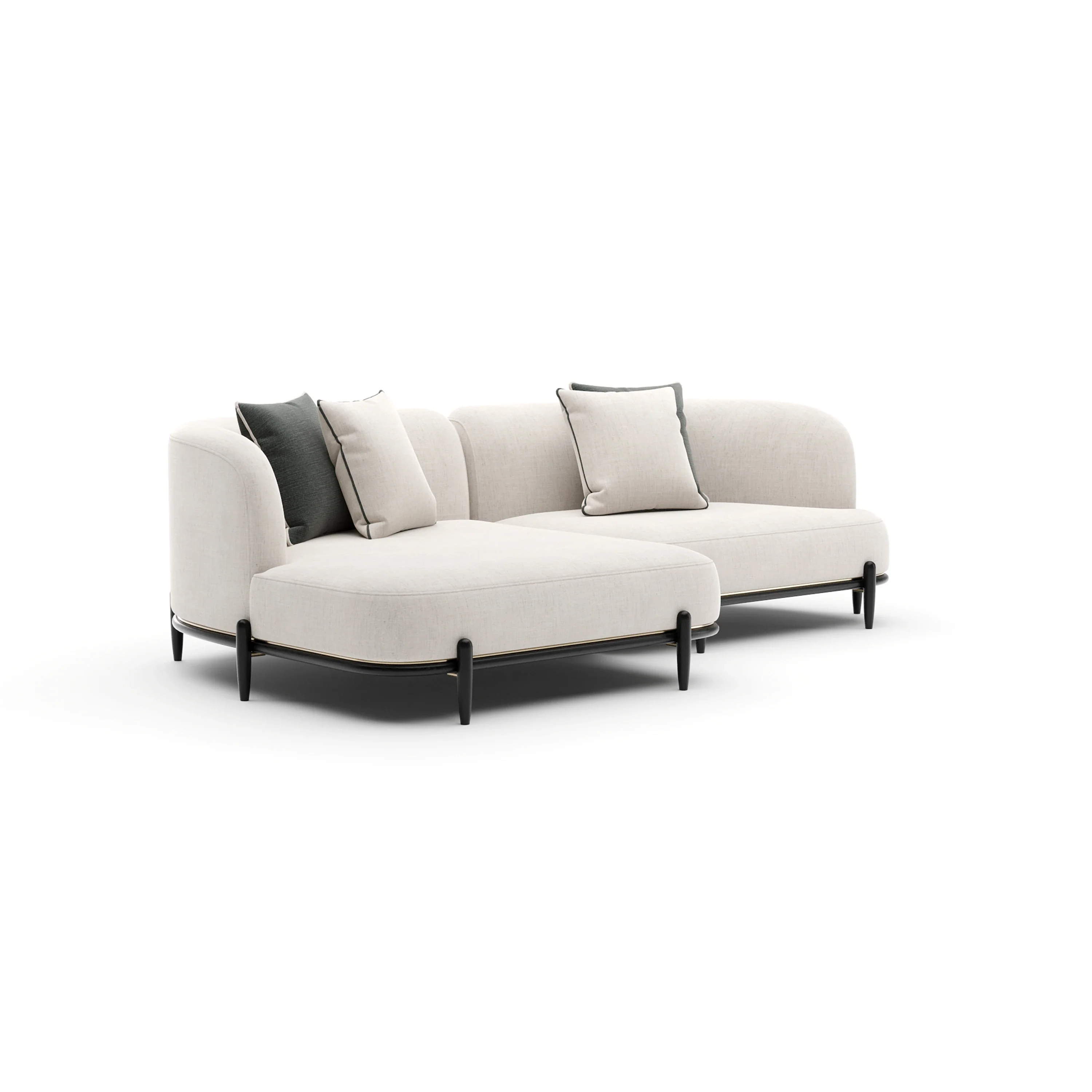 Madera Laf Small Chaise Sectional - Image 2