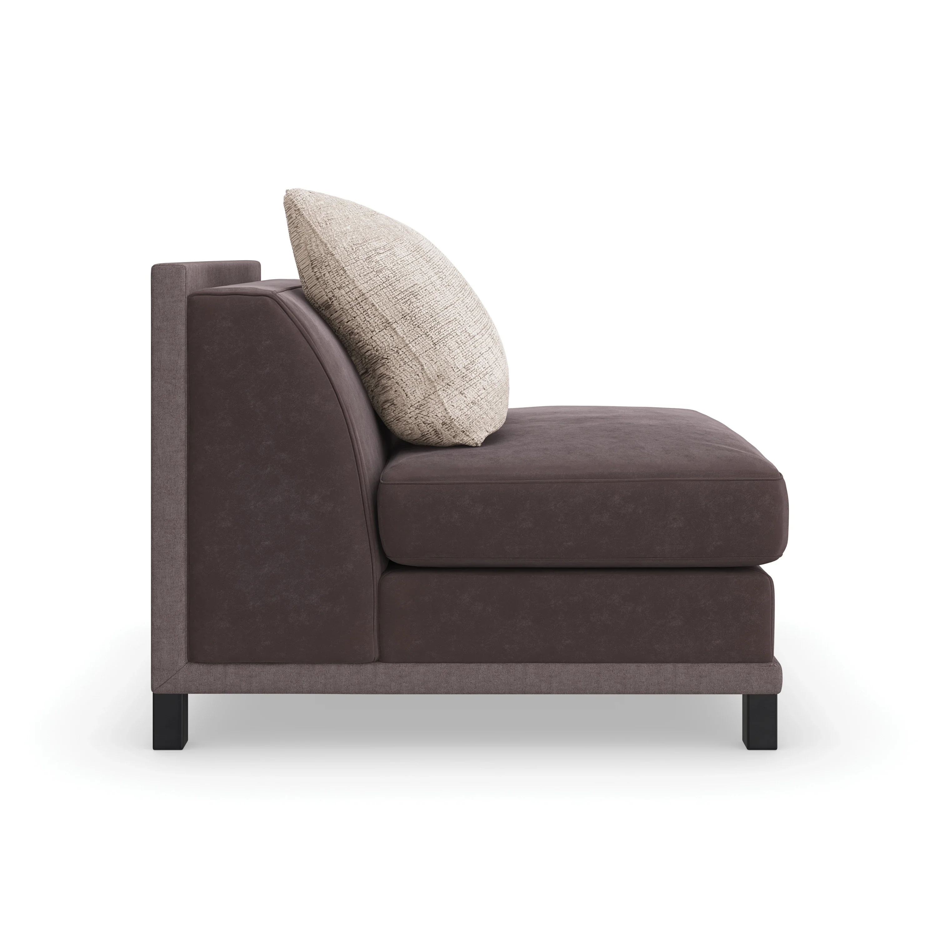 Tuxedo Armless Chair - Image 4