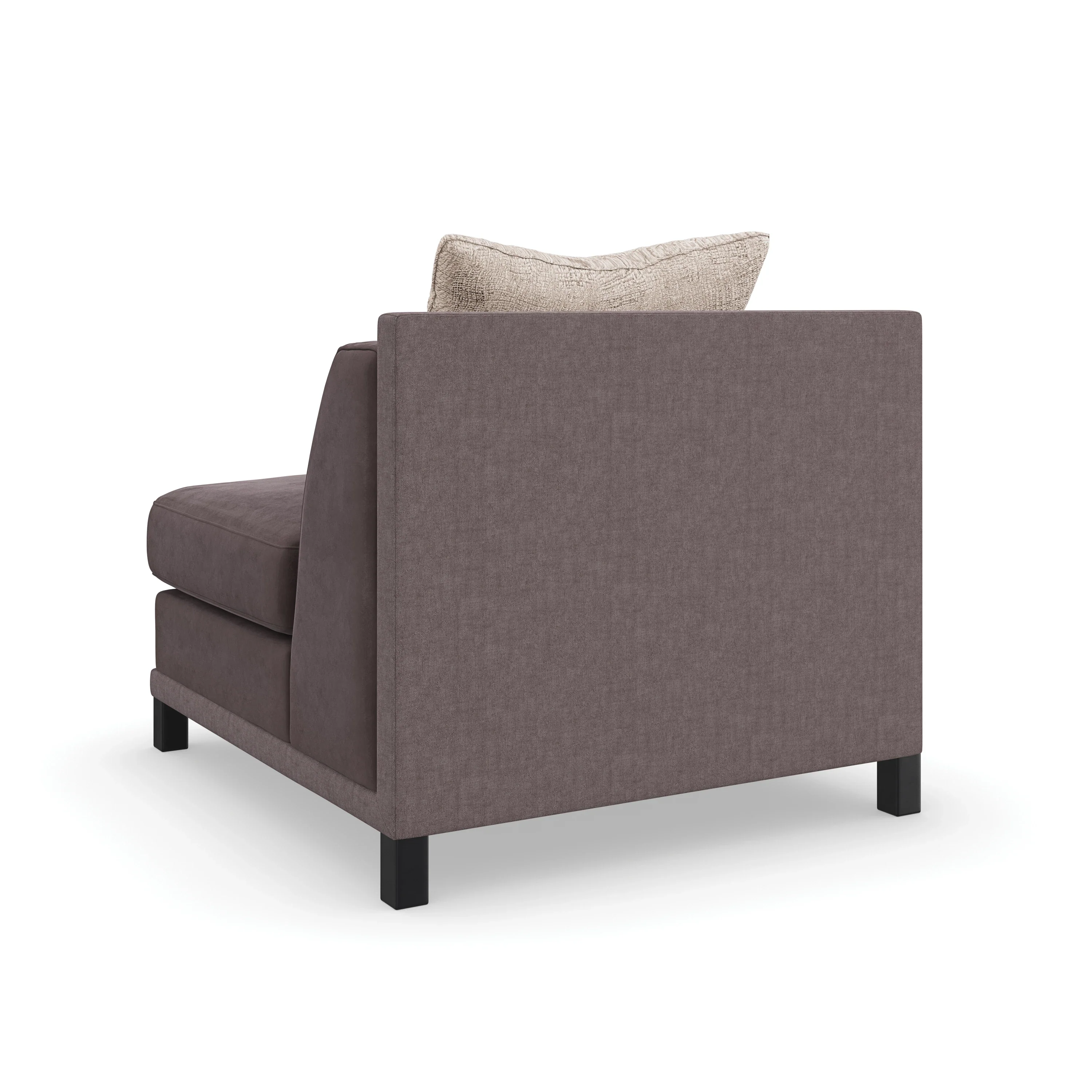 Tuxedo Armless Chair - Image 5