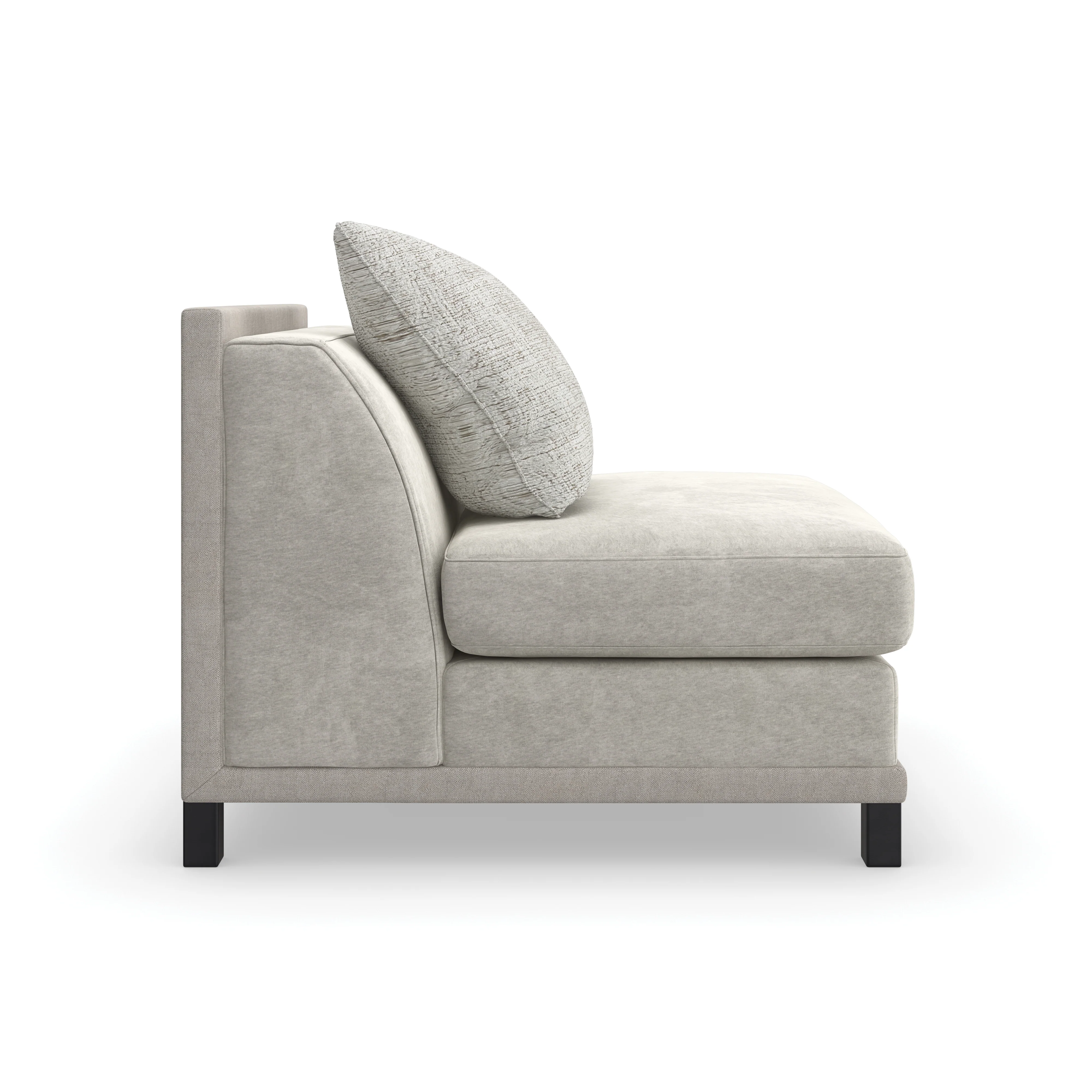 Tuxedo Armless Chair - Image 3