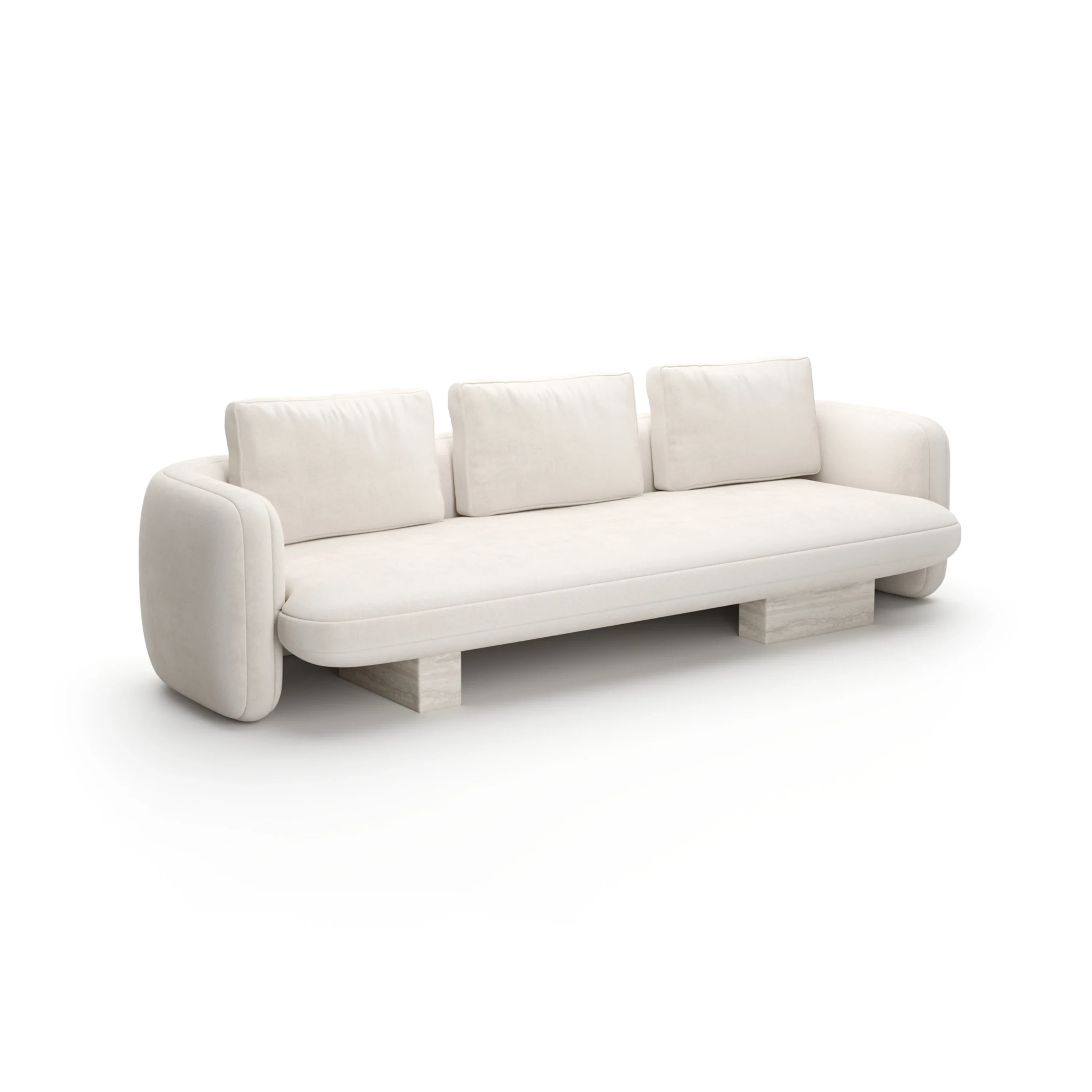 Overlap Sofa Ecru - Image 4