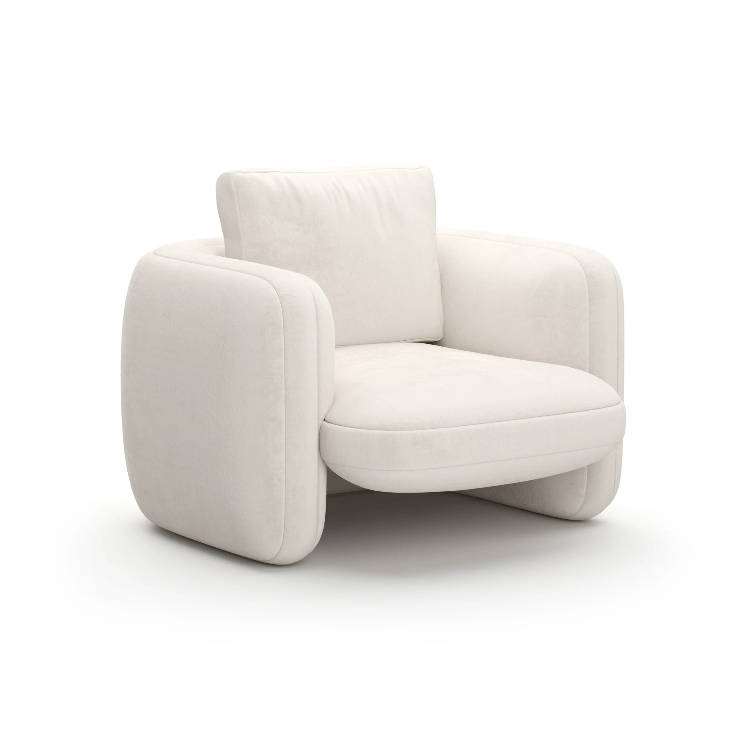 Overlap Chair Ecru - Image 7
