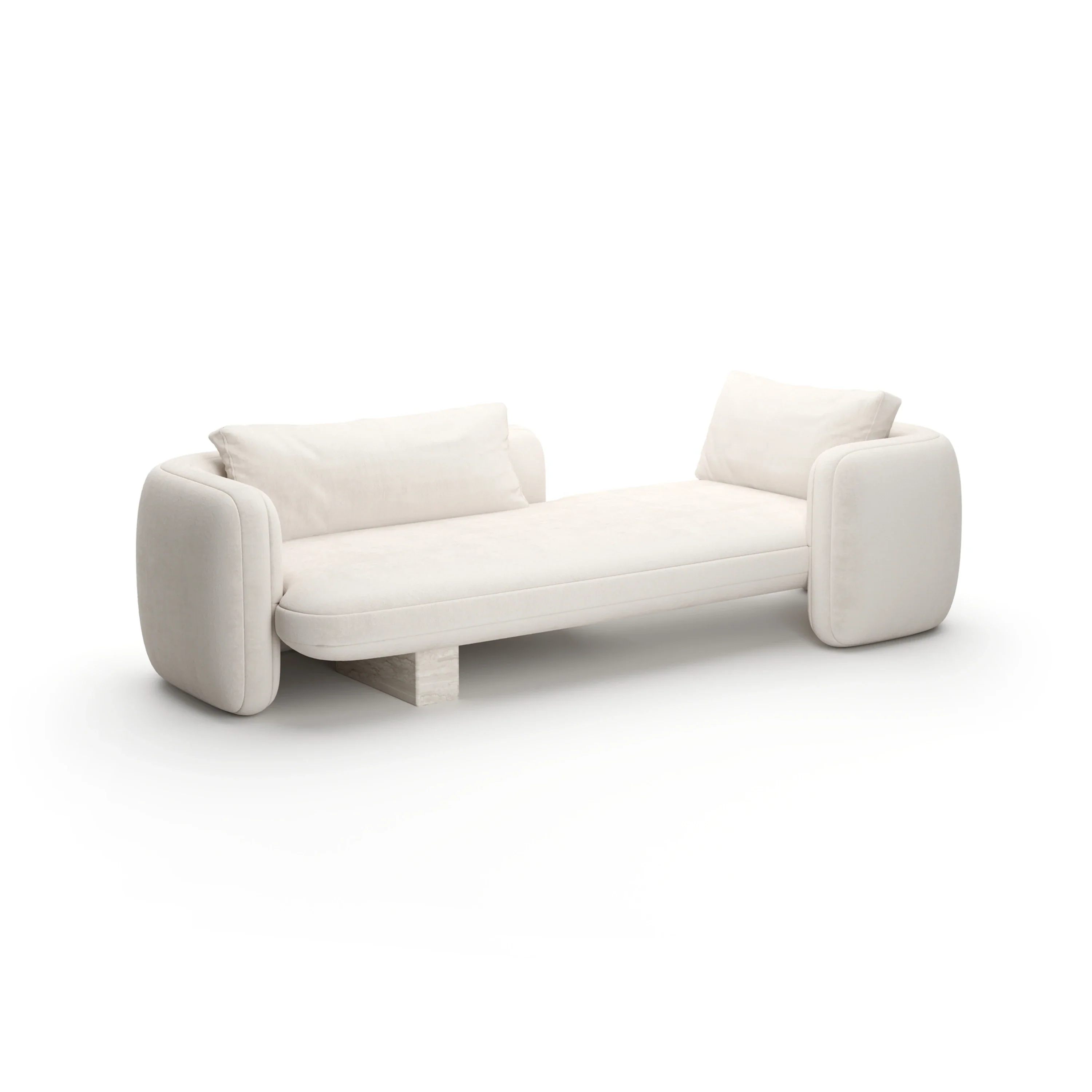 Overlap Bedroom Chaise Ecru - Image 2