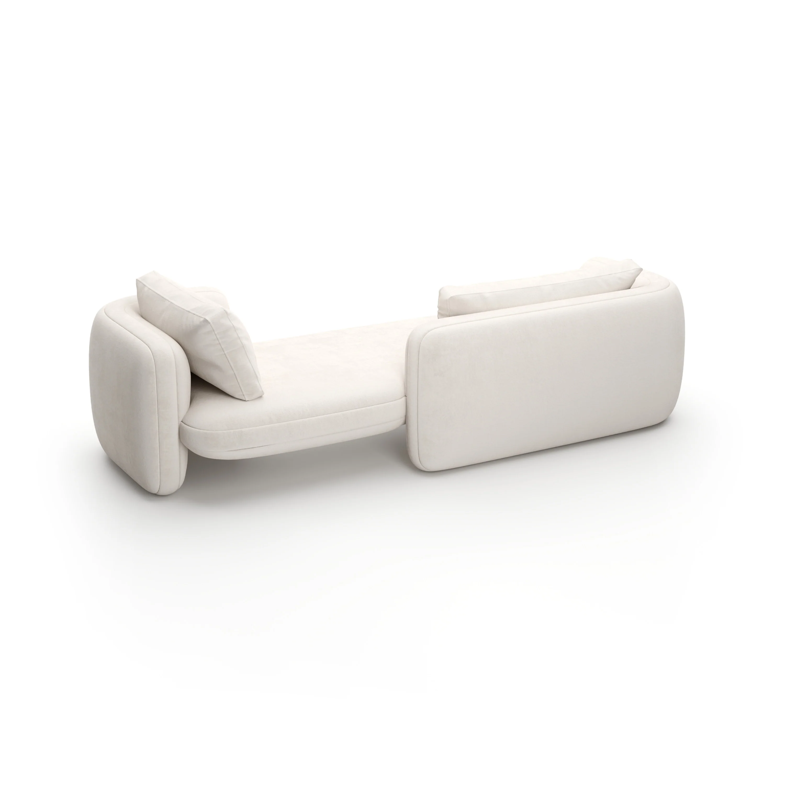 Overlap Bedroom Chaise Ecru - Image 4