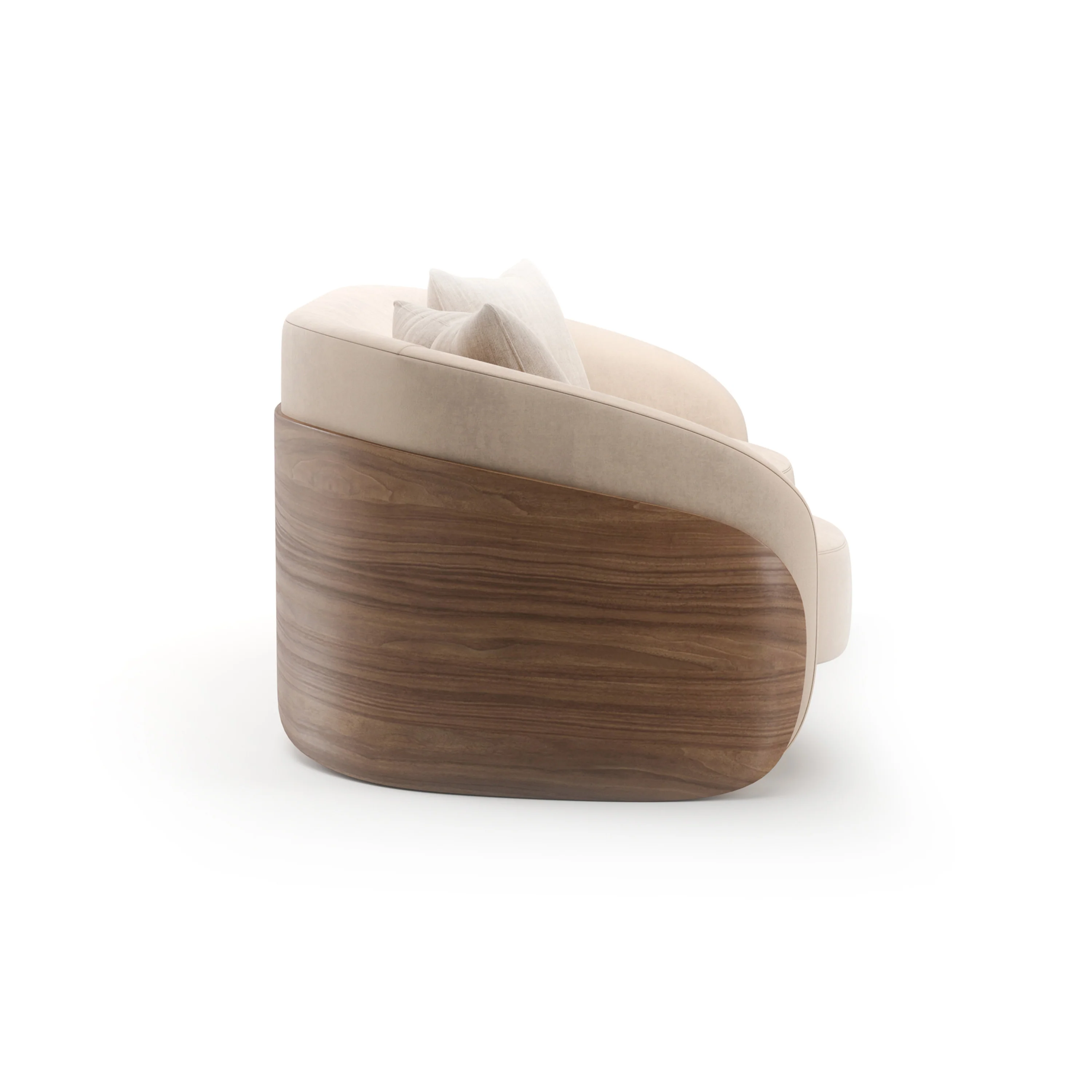 Fleur Wood Back Sofa - Image 6