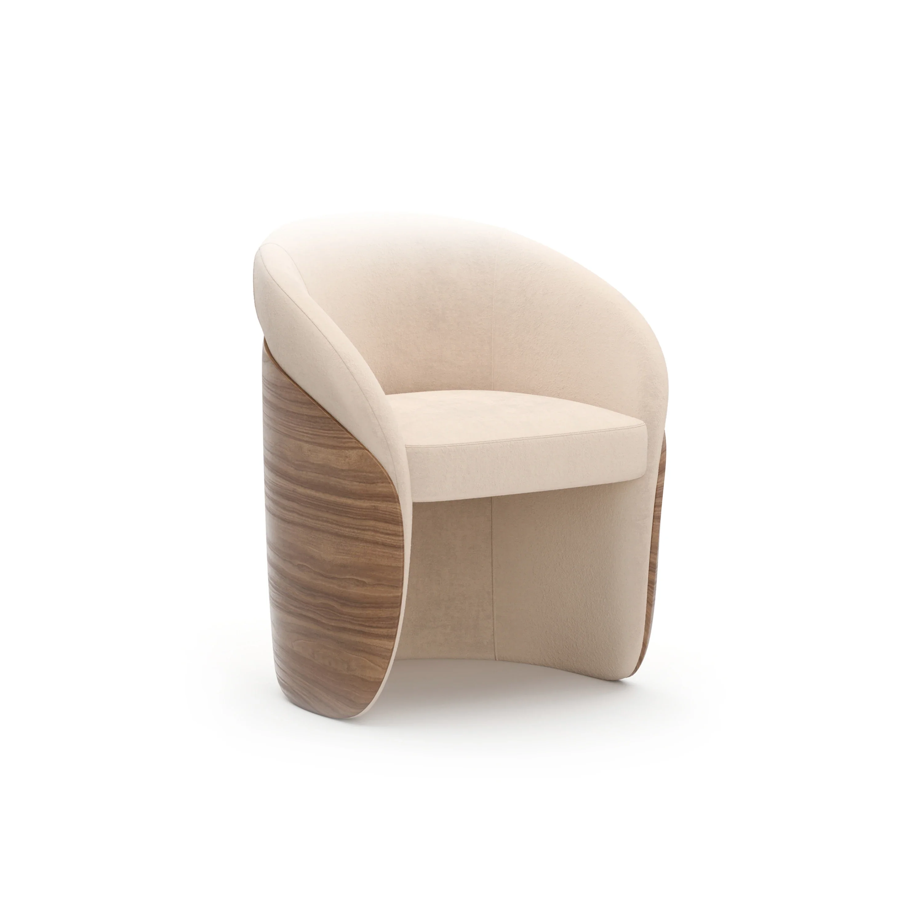 Fleur Wood Back Dining Chair - Image 6