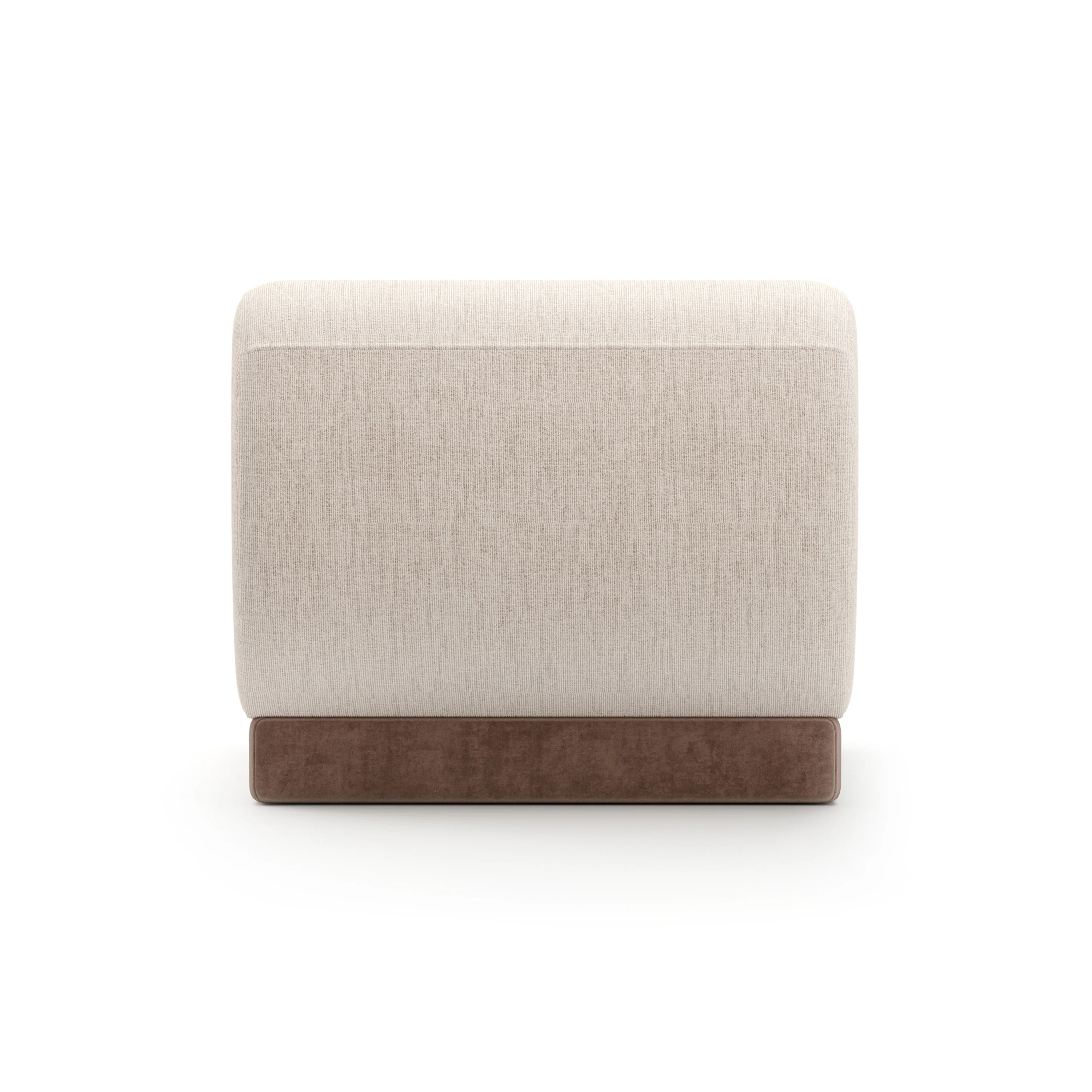 Seta Armless Chair Oatmeal - Image 5