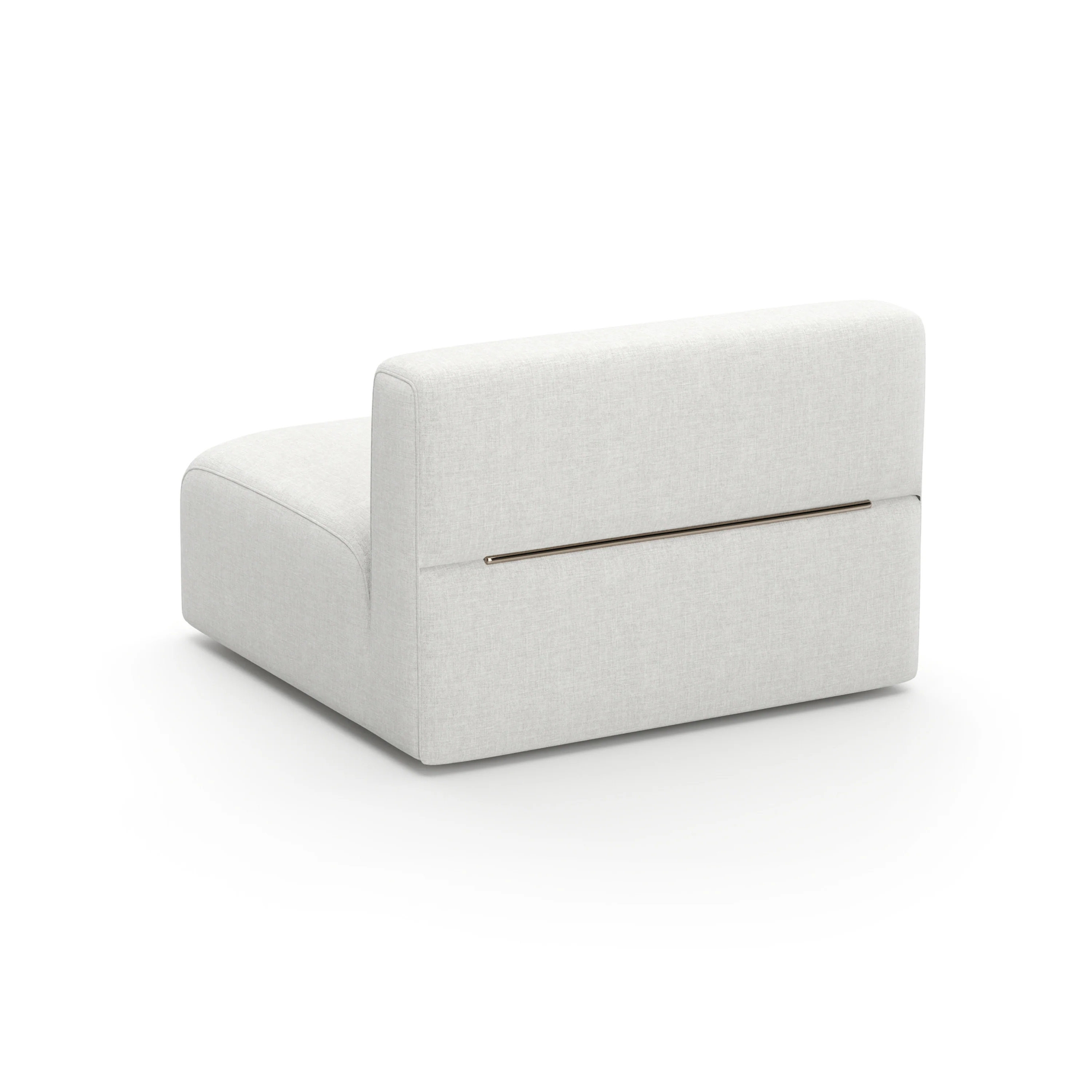 Rhythm Armless Chair Ivory - Image 5