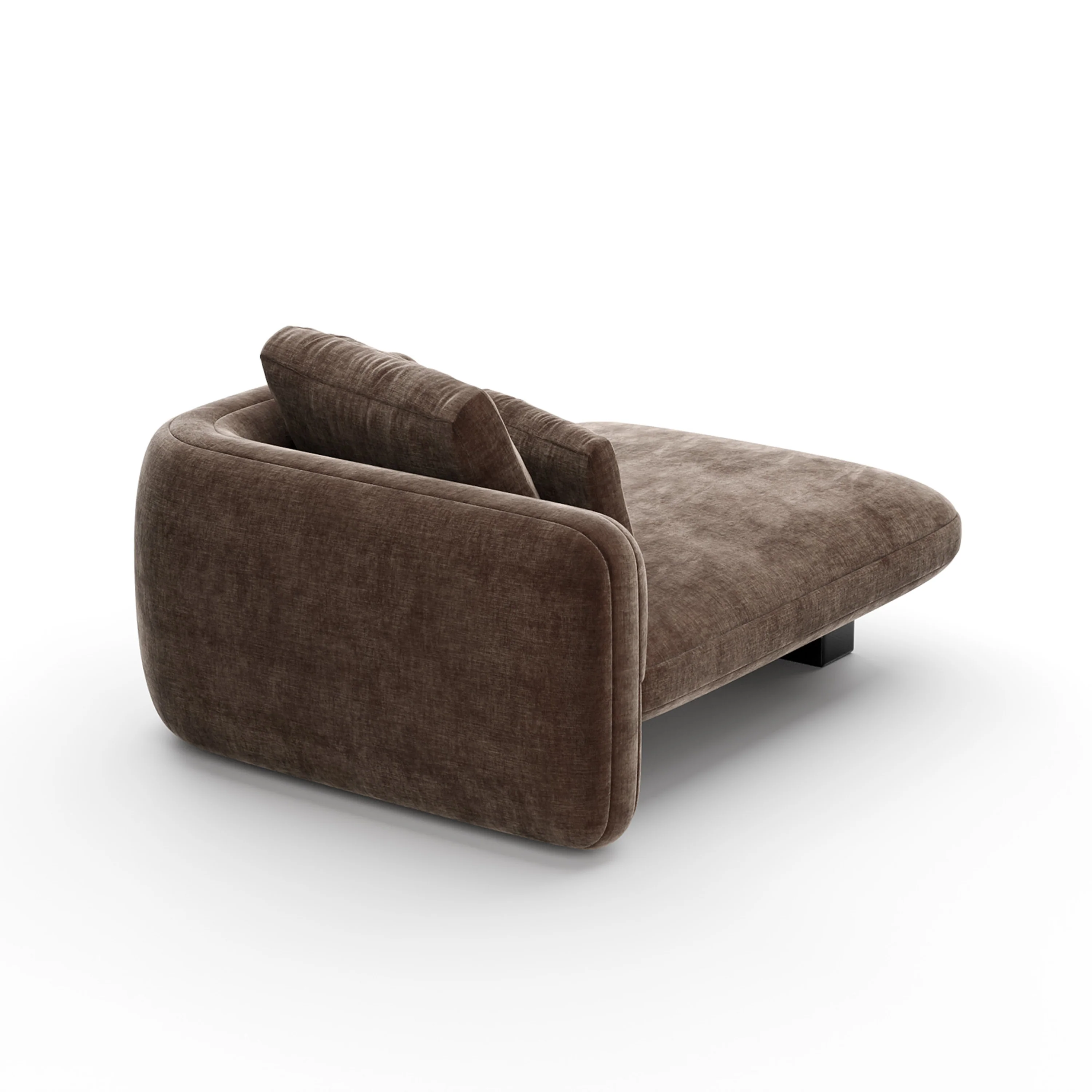 Overlap Raf Chaise Dark Taupe - Image 6