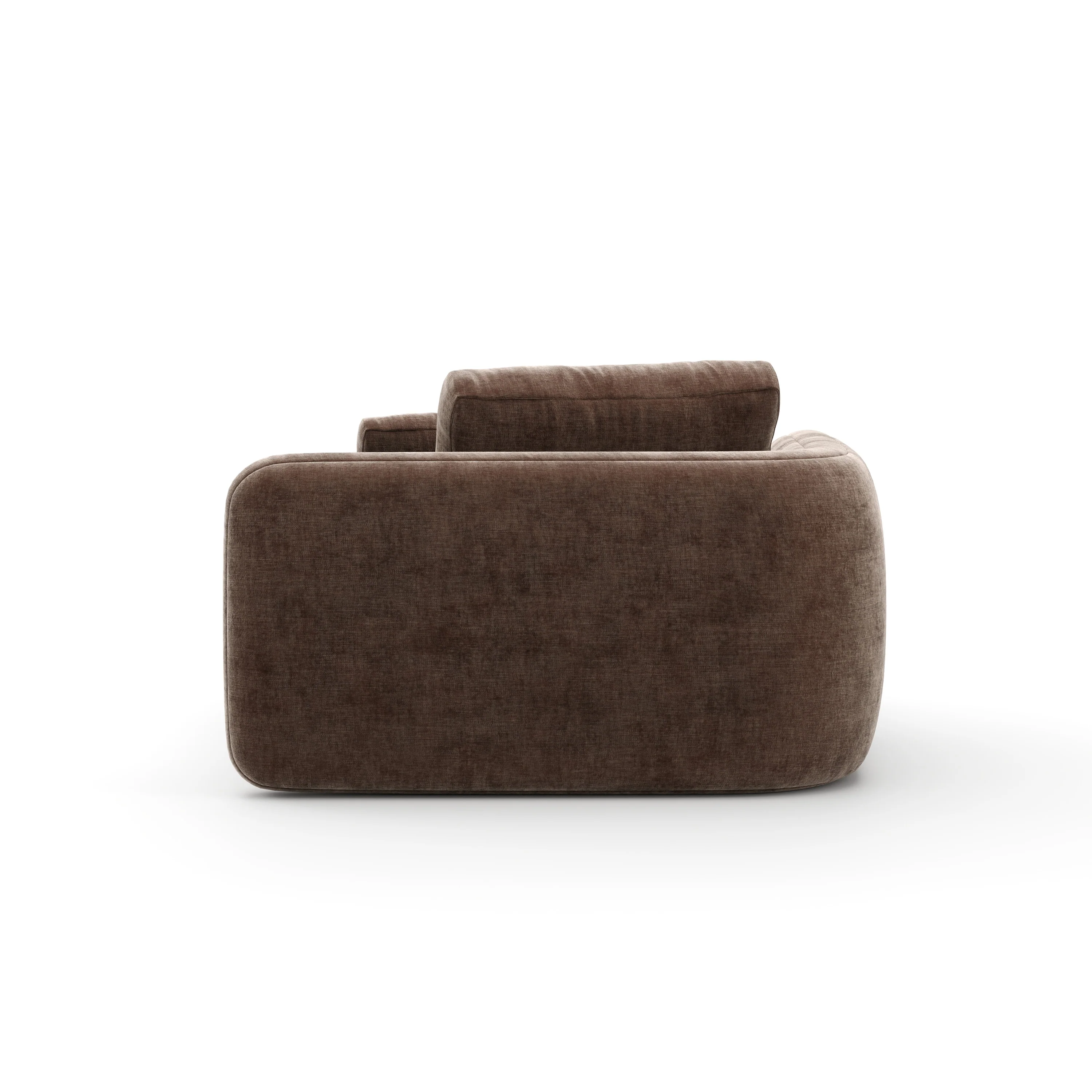 Overlap Laf Chaise Dark Taupe - Image 7